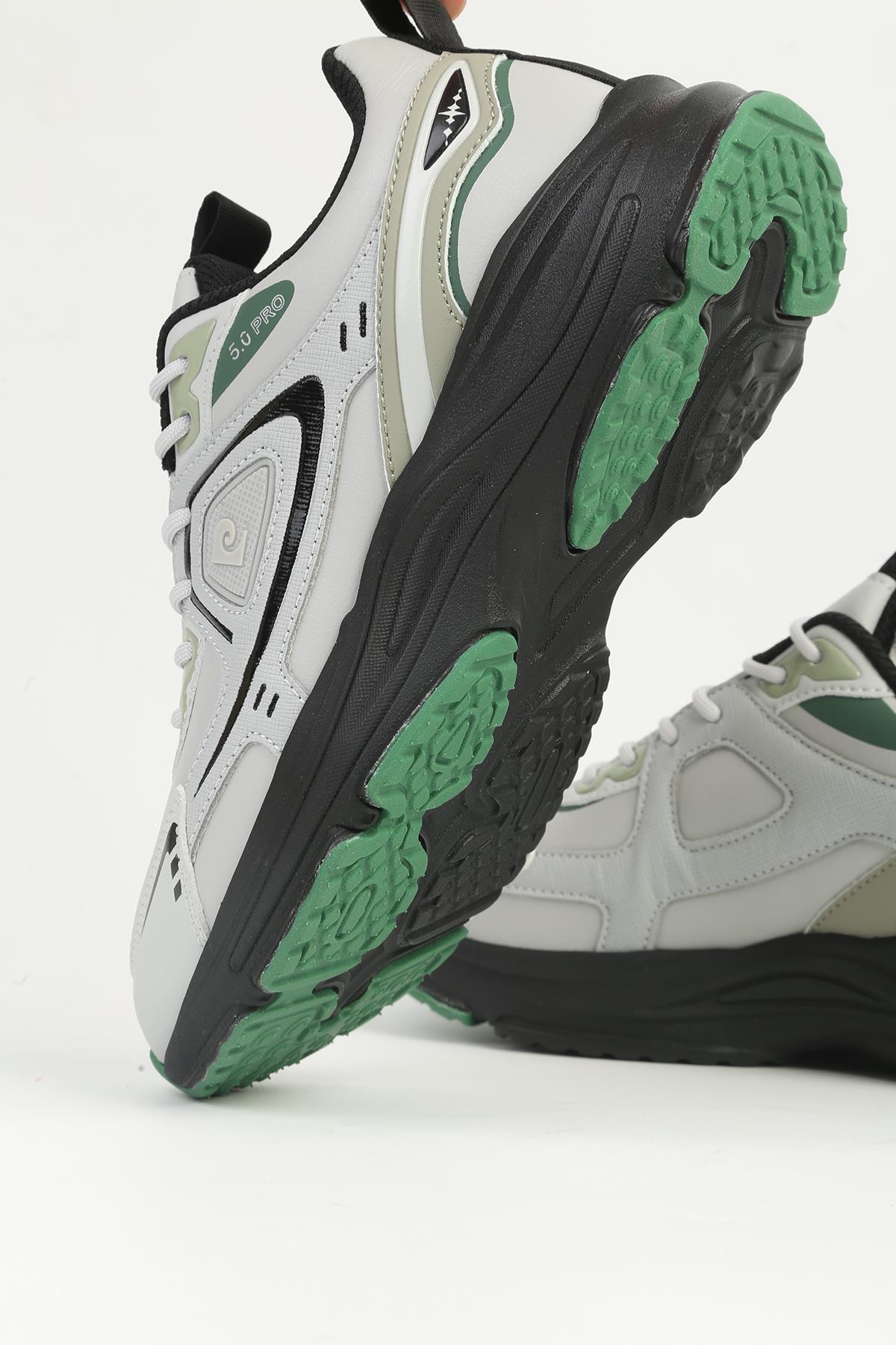 ® Gri Erkek Spor Ayakkabı İTHAL PCI-11066 - Görsel 3