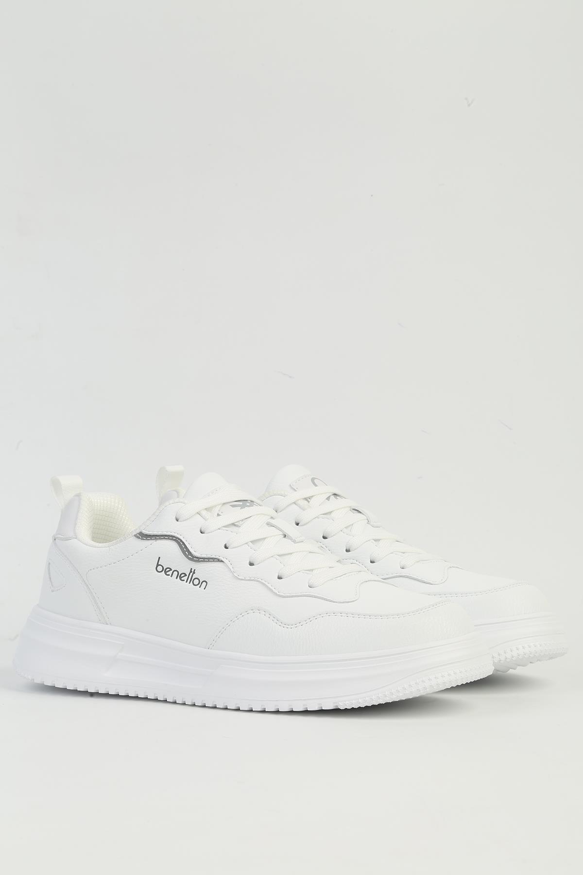 ® Beyaz Erkek Spor Ayakkabı İTHAL BNI-11200 - Görsel 3