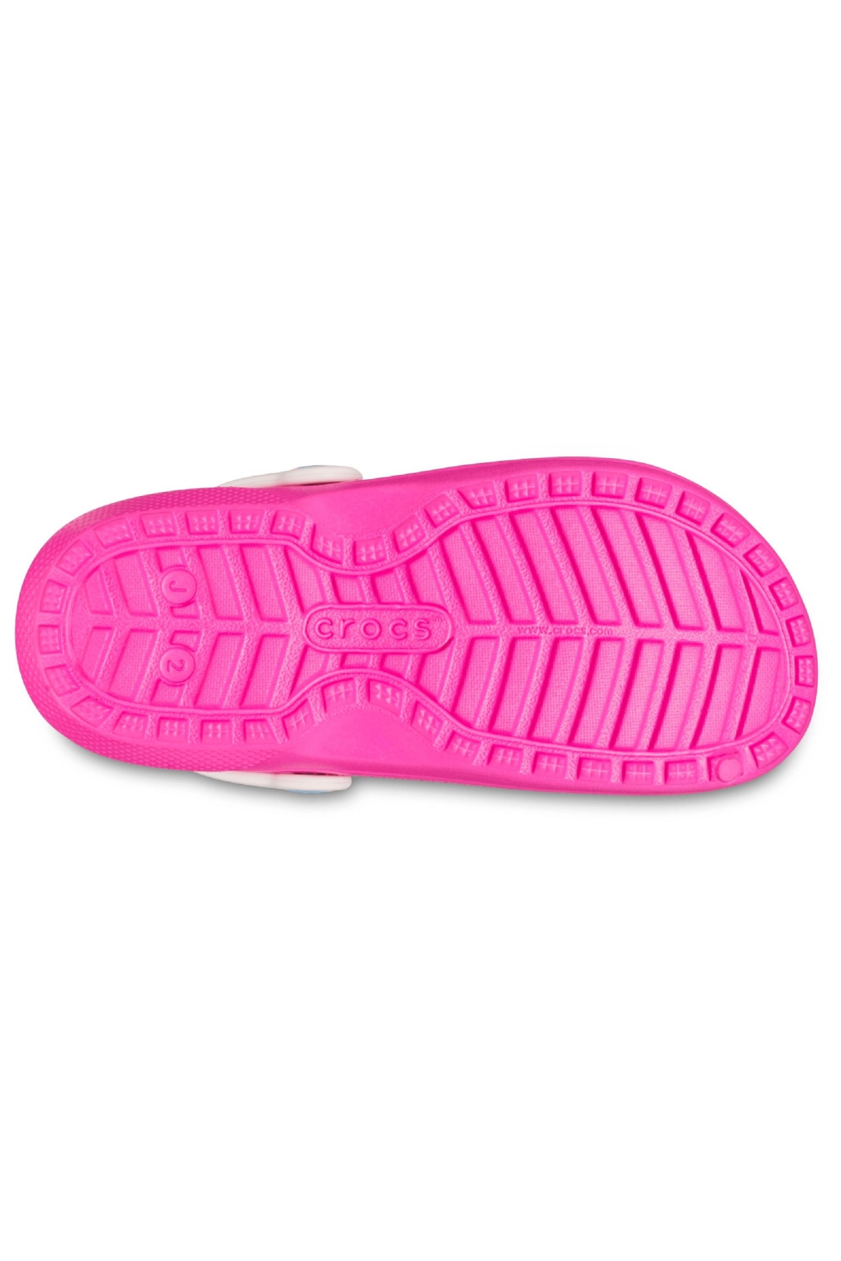207010 Classic Lined Clog K Pembe Çocuk Terlik - Görsel 6