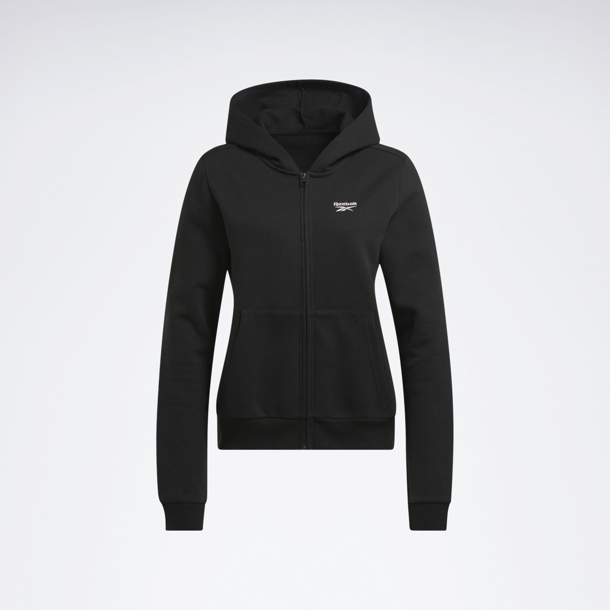 Reebok RI SL FLEECE FZ Siyah Kadın Eşofman Üstü