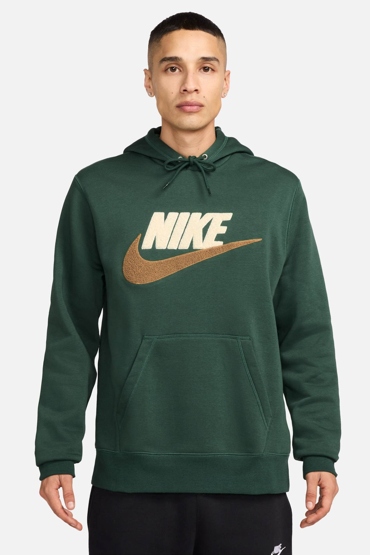 W NK MILER TOP SS Yeşil Erkek Sweatshirt