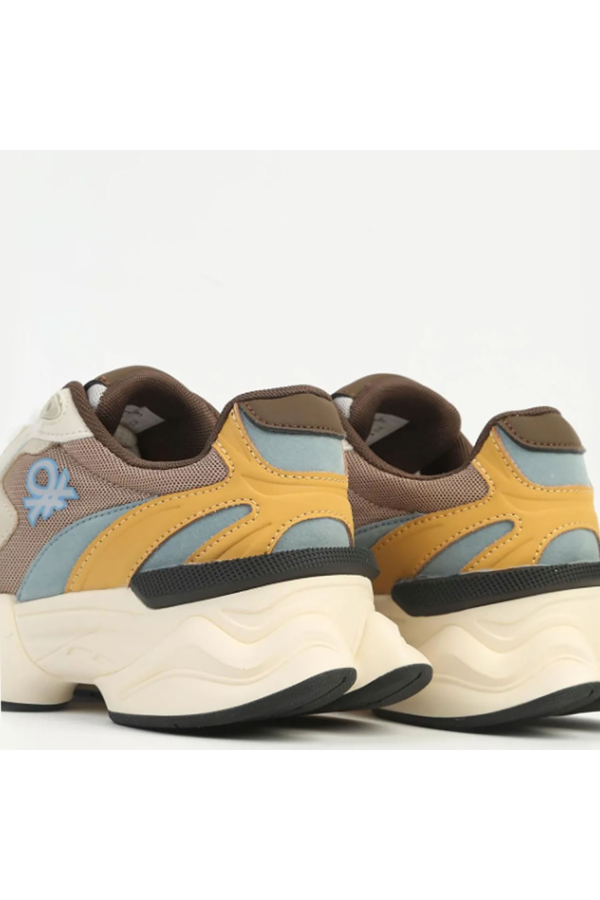 11121 Kadın Günlük Sneaker Ayakkabı Bej - Görsel 5