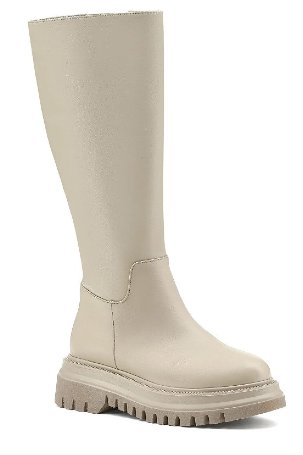 Kadın Kalın ve Yüksek Taban Elastik Çizme Bot Kadın Çizme - Görsel 5