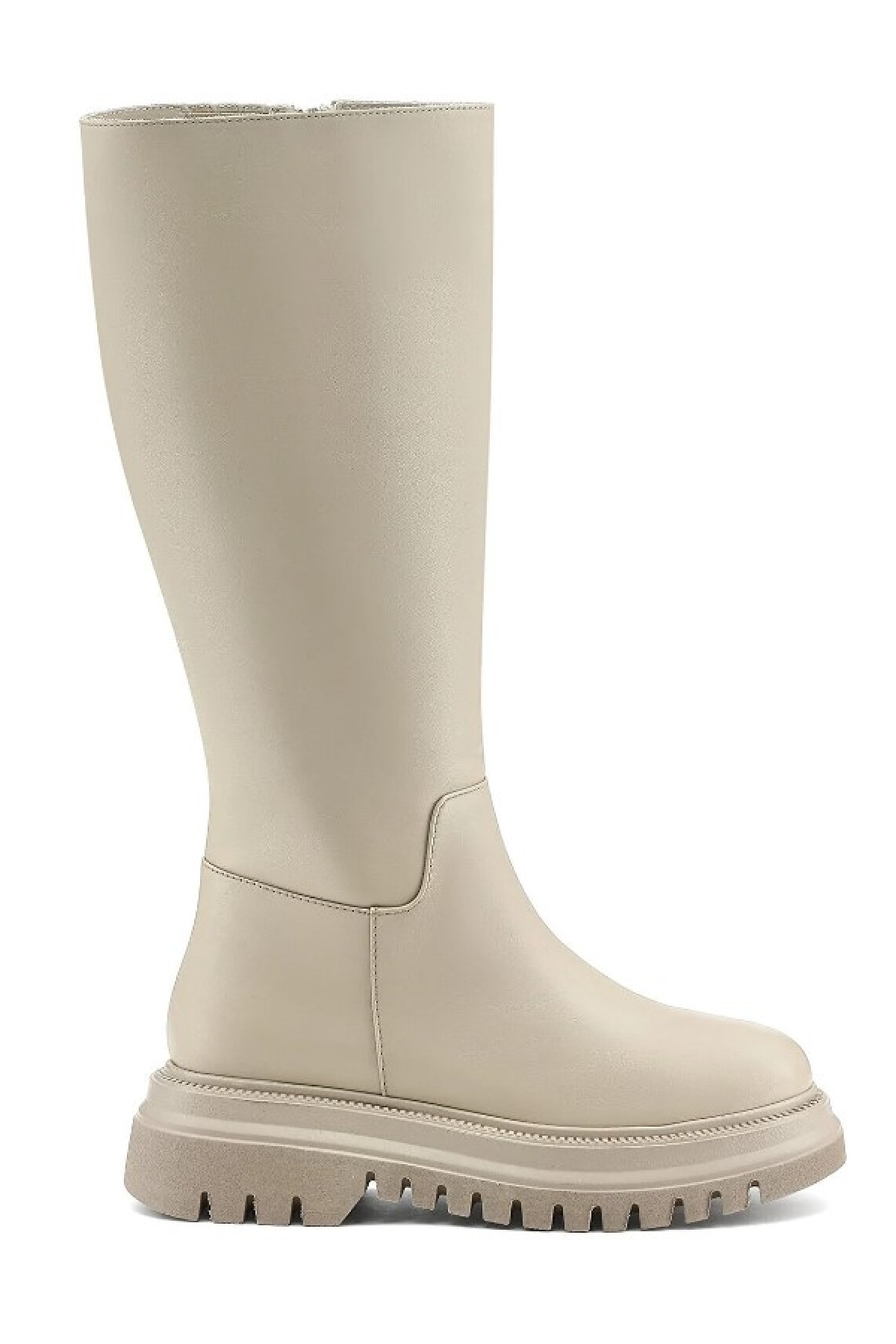 Kadın Kalın ve Yüksek Taban Elastik Çizme Bot Kadın Çizme - Görsel 6