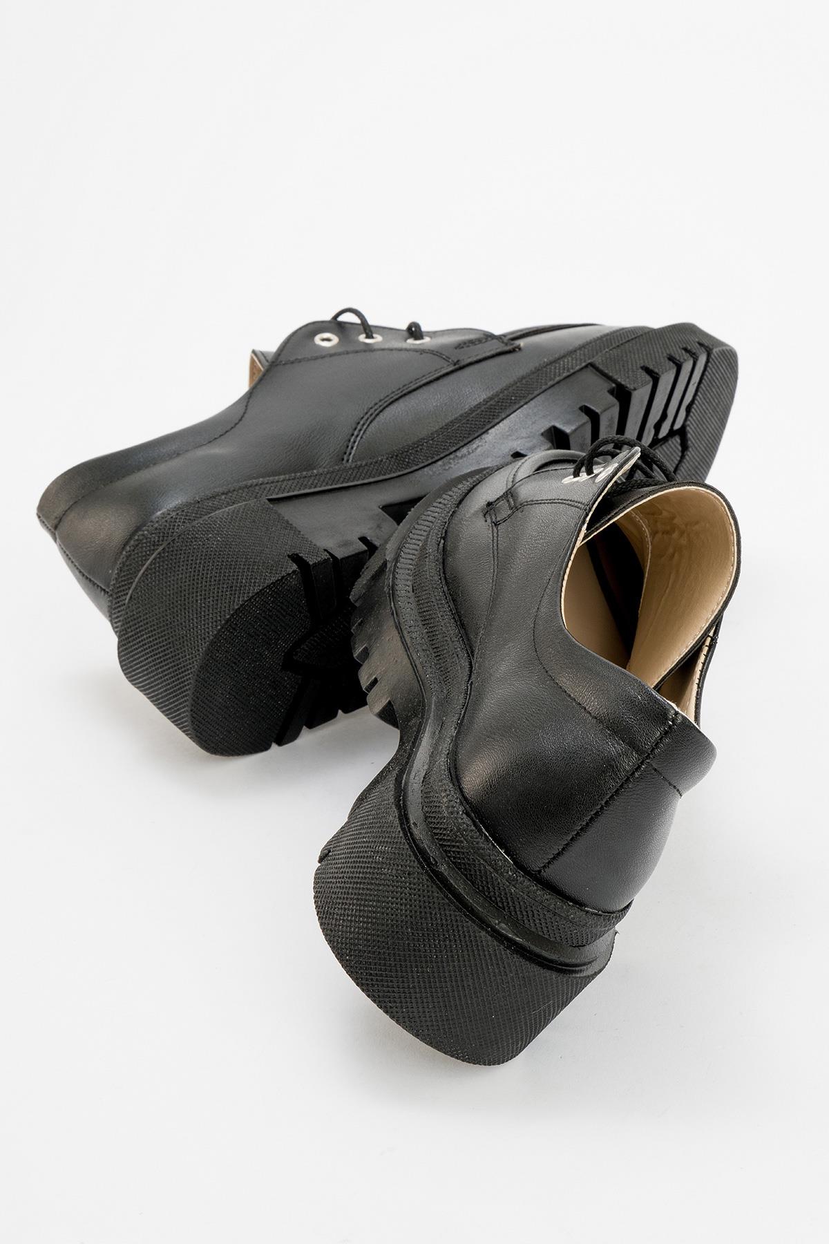 Kadın Günlük Ayakkabı SİYAH CİLT - Görsel 4