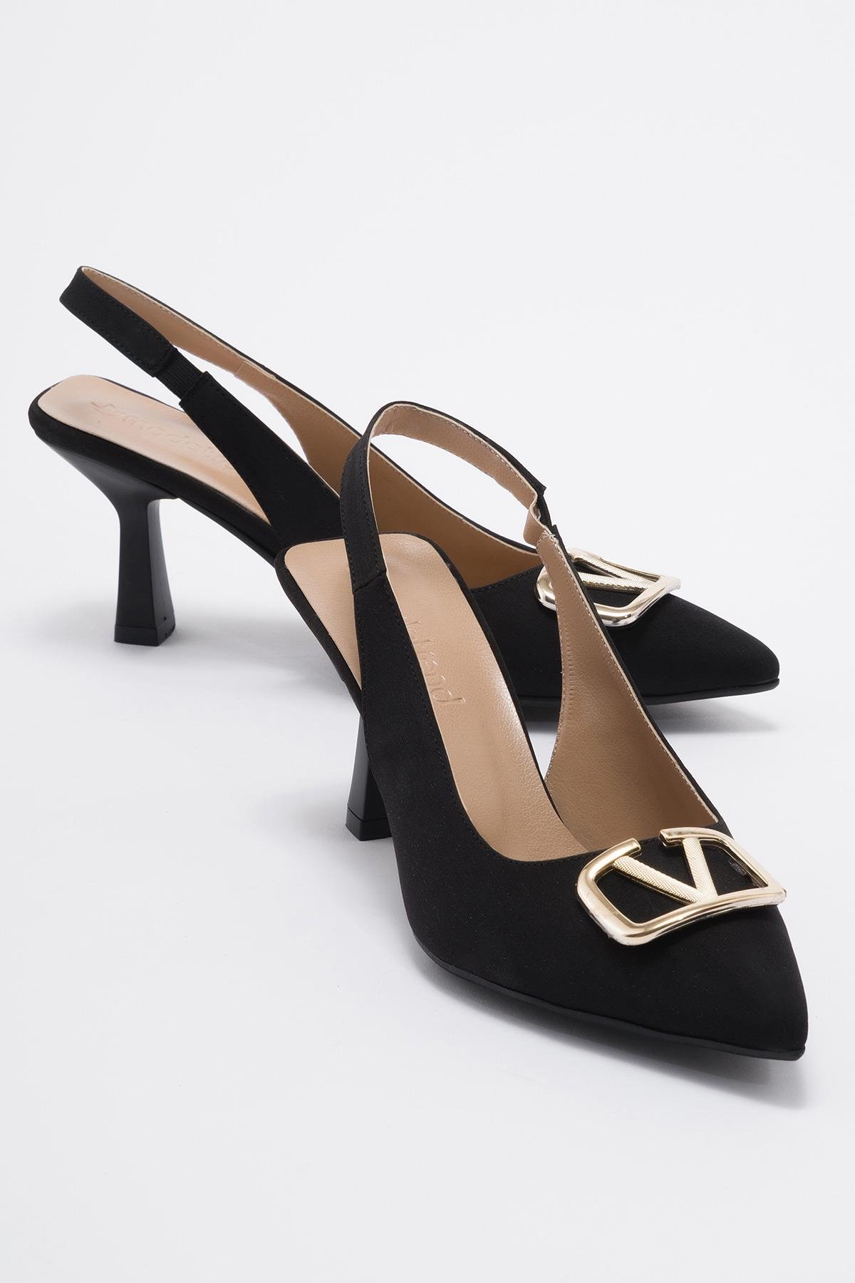 Kadın Sivri Burunlu Stiletto SİYAH ZRA - Görsel 3