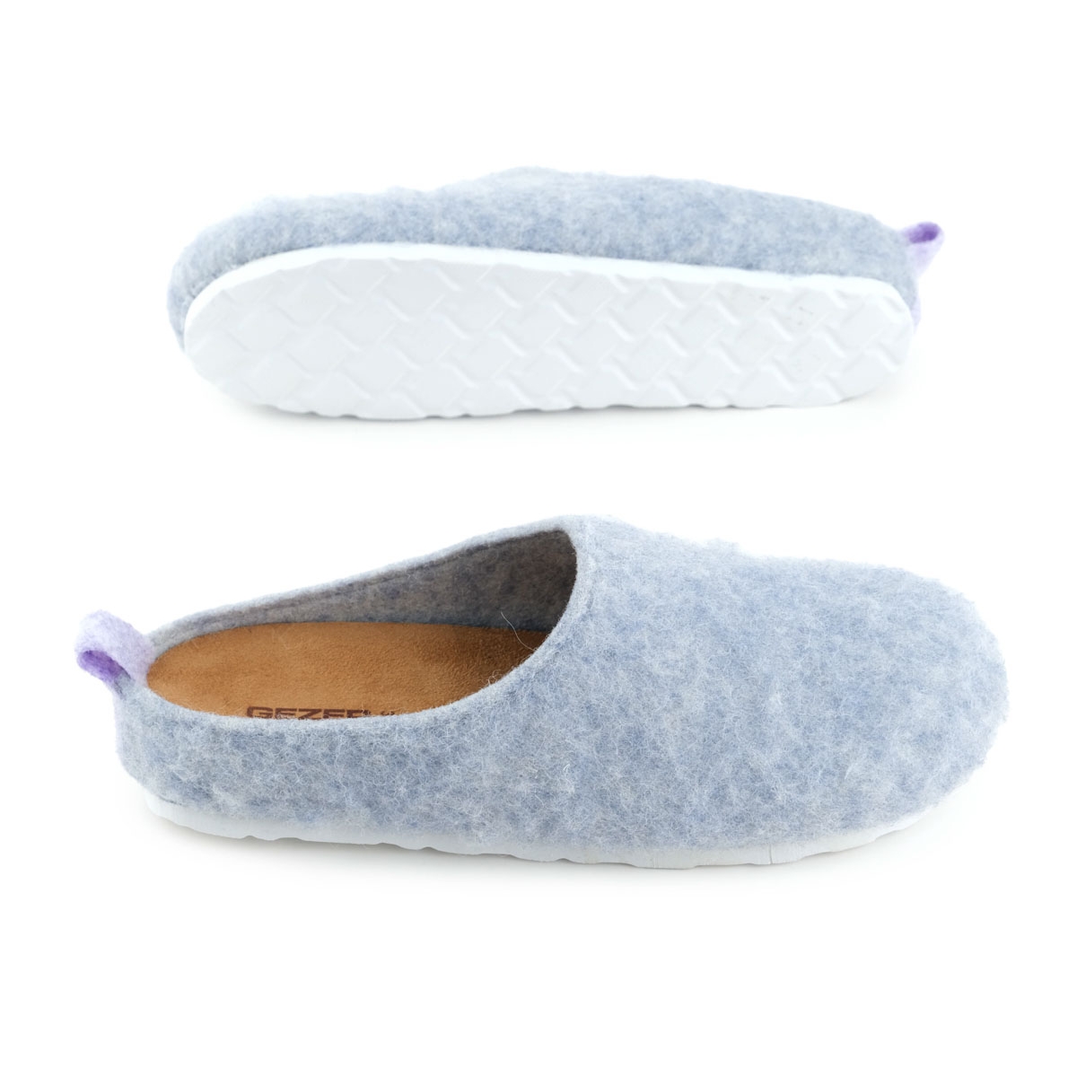 Kadın Kışlık Rahat Taban Keçe Ev Bahçe Terlik - Görsel 3