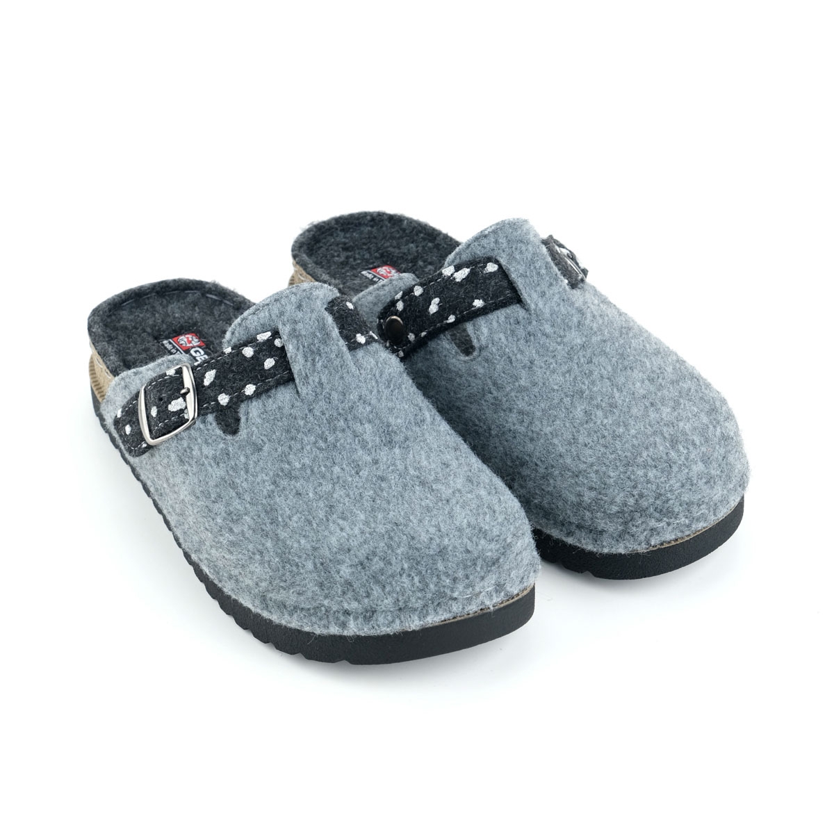 Kadın Kışlık Rahat Taban Tek Toka Ayarlanabilir Keçe Ev Bahçe Terlik - Görsel 8