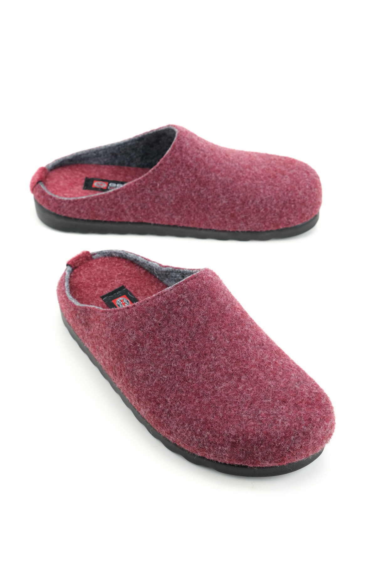 Kadın Kışlık Keçe Rahat Taban Ev Bahçe Terlik - Görsel 2