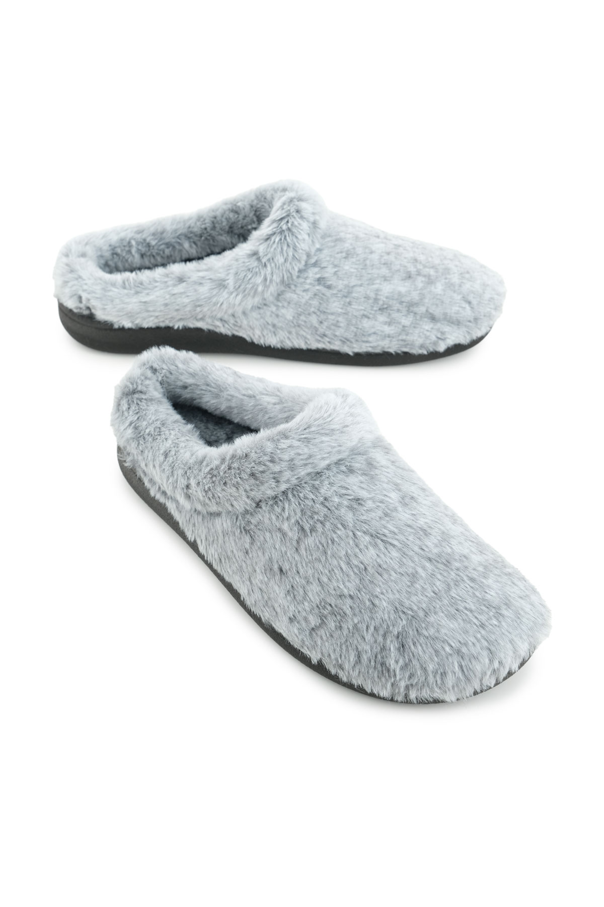 Kadın Kışlık Peluşlu Tasarım Ev Bahçe Gondol Terlik - Görsel 2