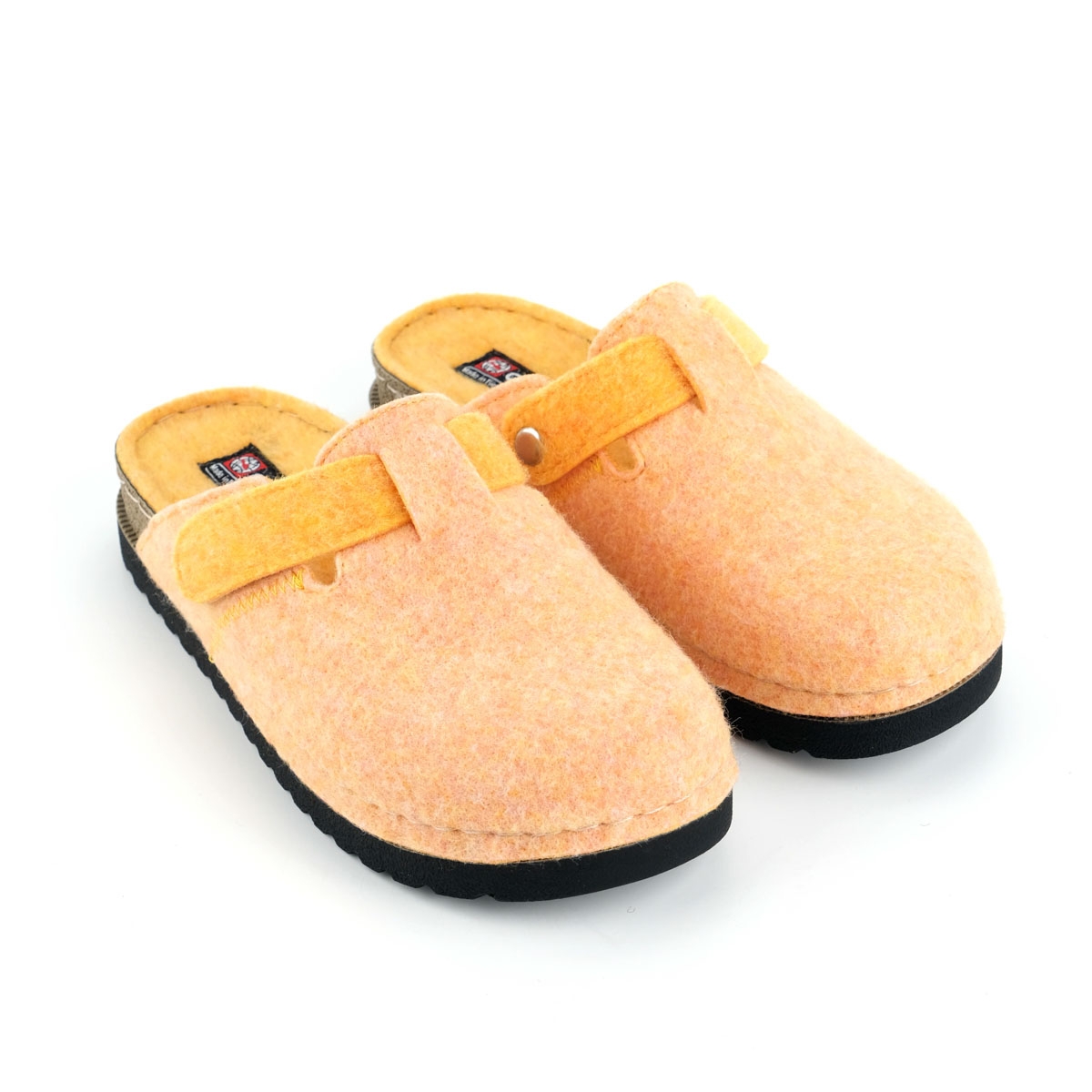 Kadın Kışlık Rahat Taban Cırtlı Ayarlanabilir Keçe Ev Bahçe Terlik - Görsel 8