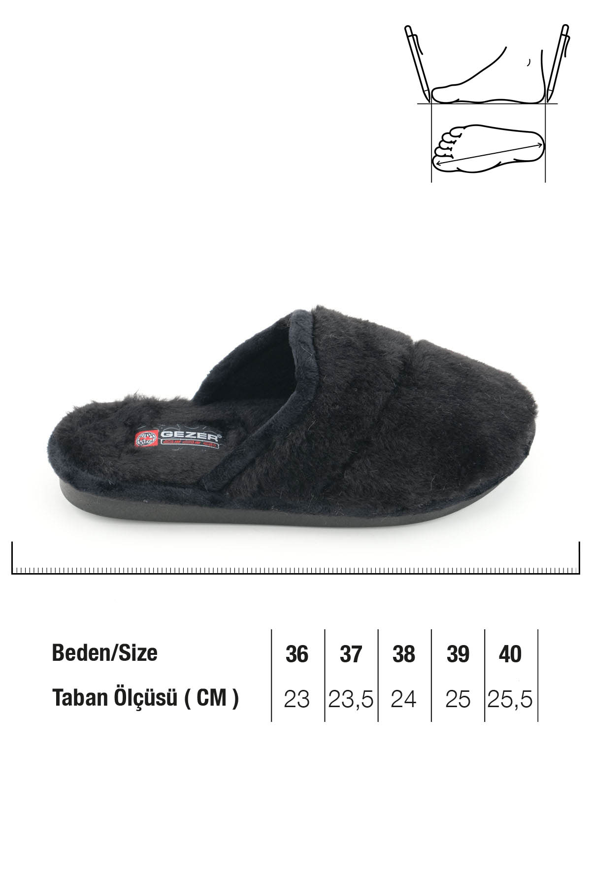 Kadın Kışlık Rahat Taban Ev Bahçe Terlik - Görsel 3