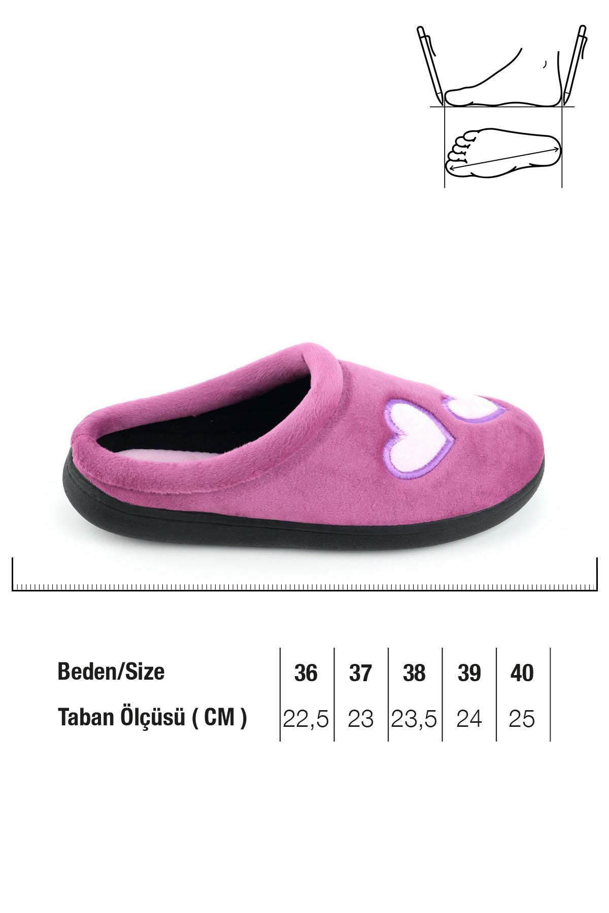 Kışlık Kadın Gondol Ev Terlik - Görsel 4