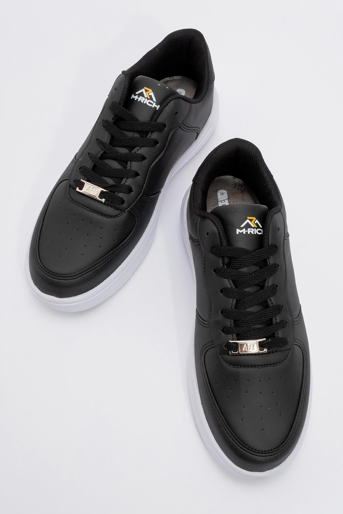 Kadın Spor Ayakkabı SİYAH BEYAZ - Görsel 6