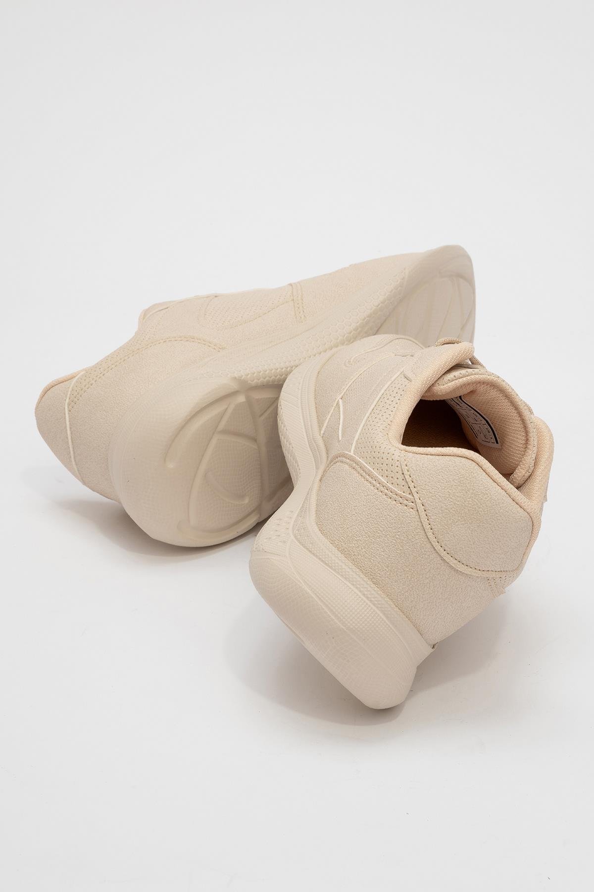 Kadın Spor Ayakkabı BEJ BEJ - Görsel 5