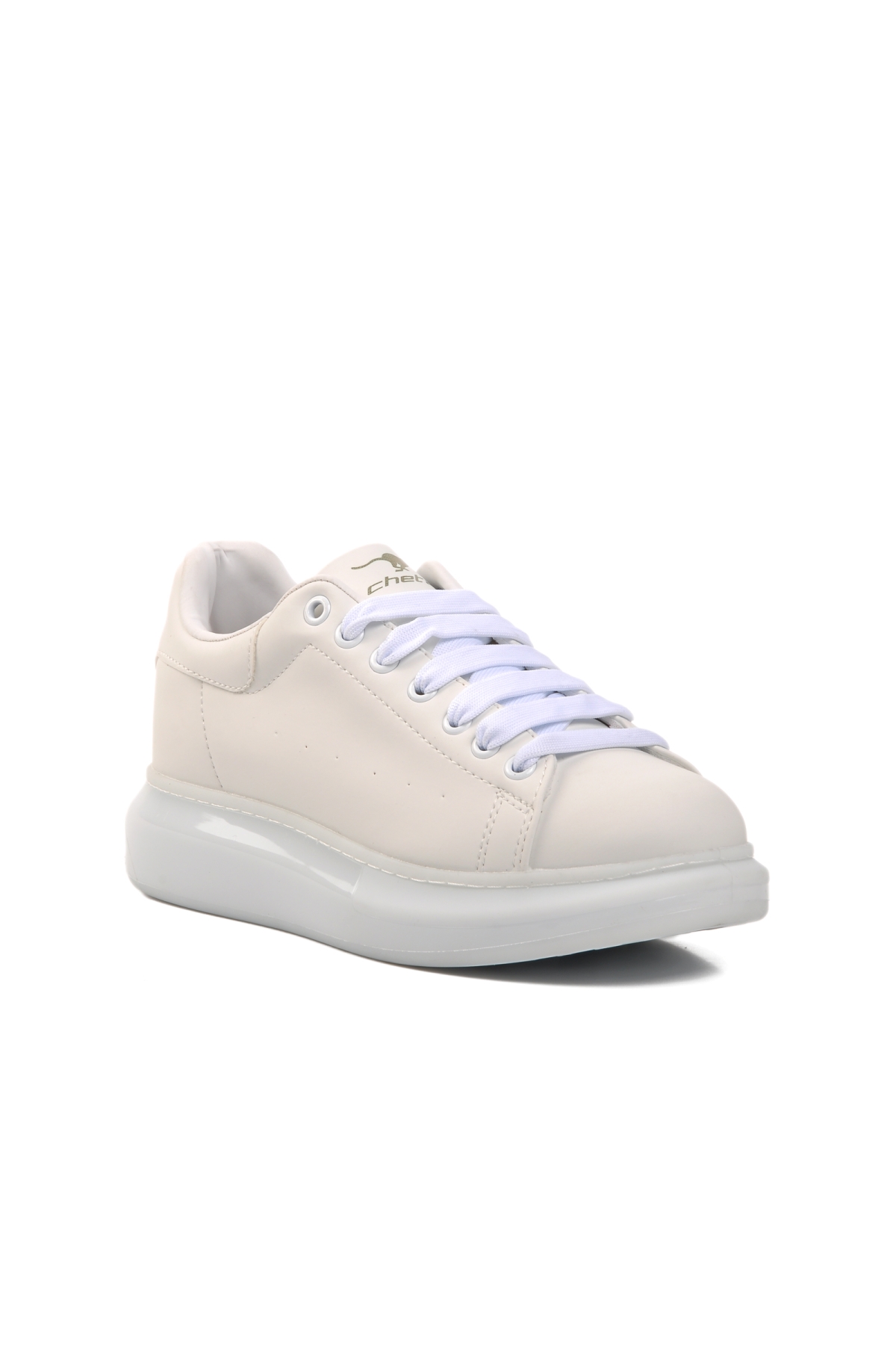 150 Madrid Beyaz-Beyaz Erkek Sneaker - Görsel 4