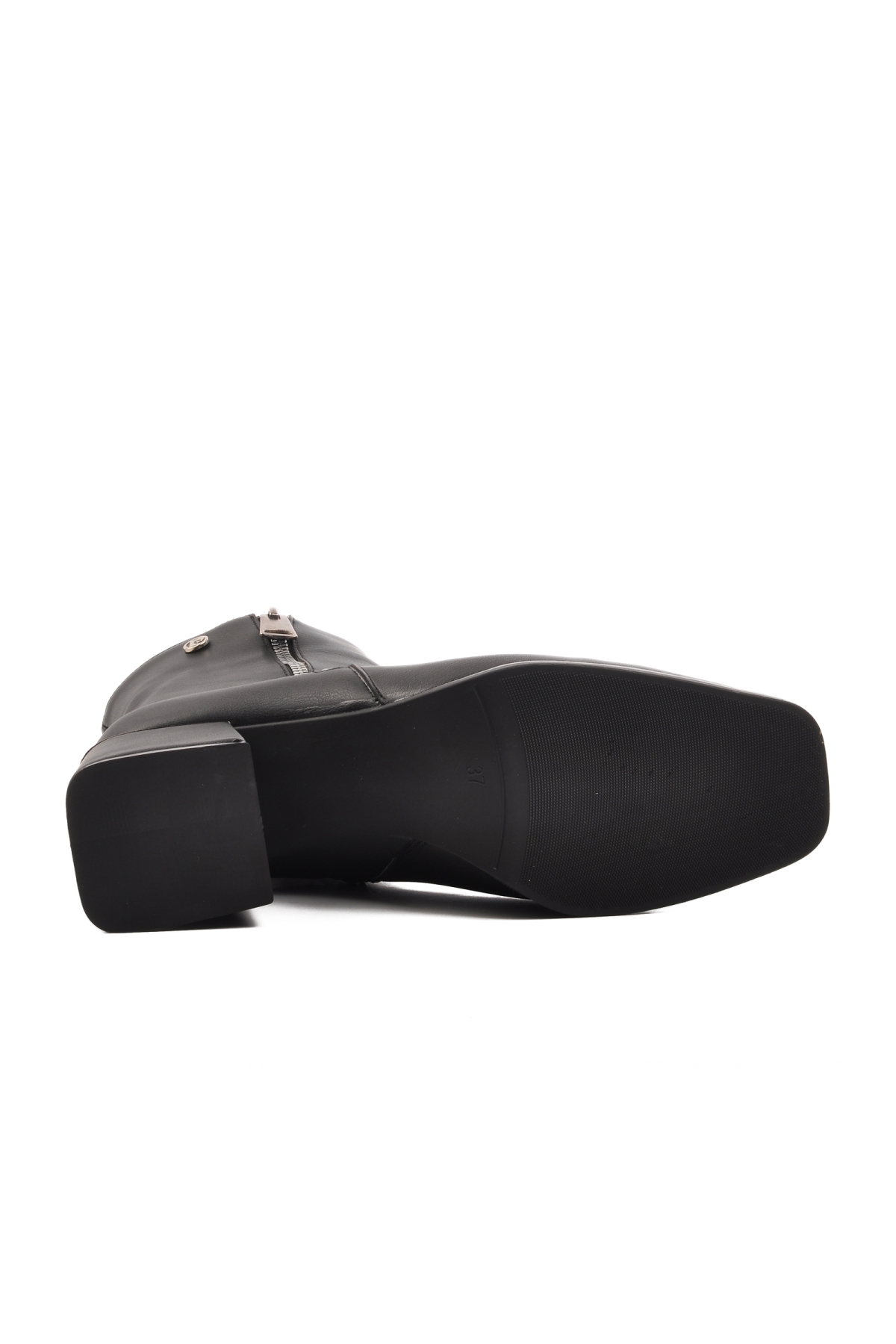 PC-54000 Siyah İçi Kürklü Kadın Topuklu Bot - Görsel 6