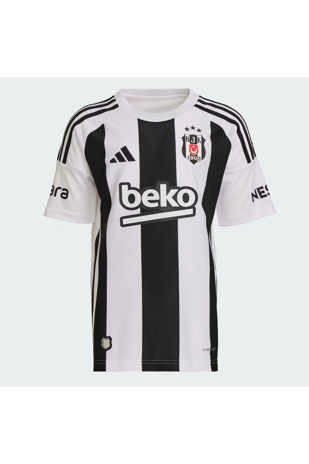 Çocuk Futbol Forma Beşiktaş Striped Home Jersey Youth Jk2785