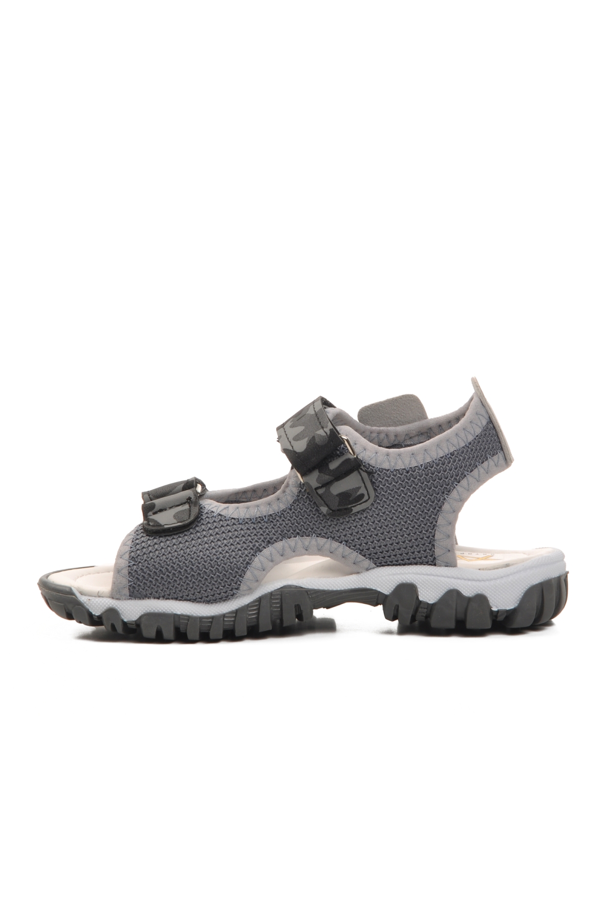 24-410-P Gri Kamuflaj Erkek Çocuk Sandalet - Görsel 3