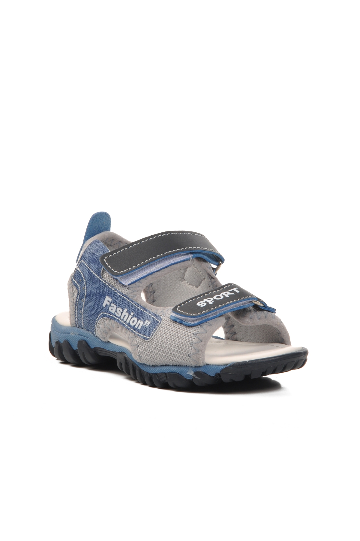 24-410-P Lacivert-Mavi Erkek Çocuk Sandalet - Görsel 4