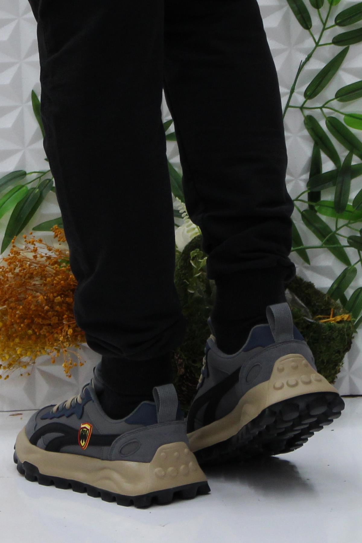 250437 Füme Hafif Orijinal Ürün Rahat Erkek Ayakkabı - Görsel 5