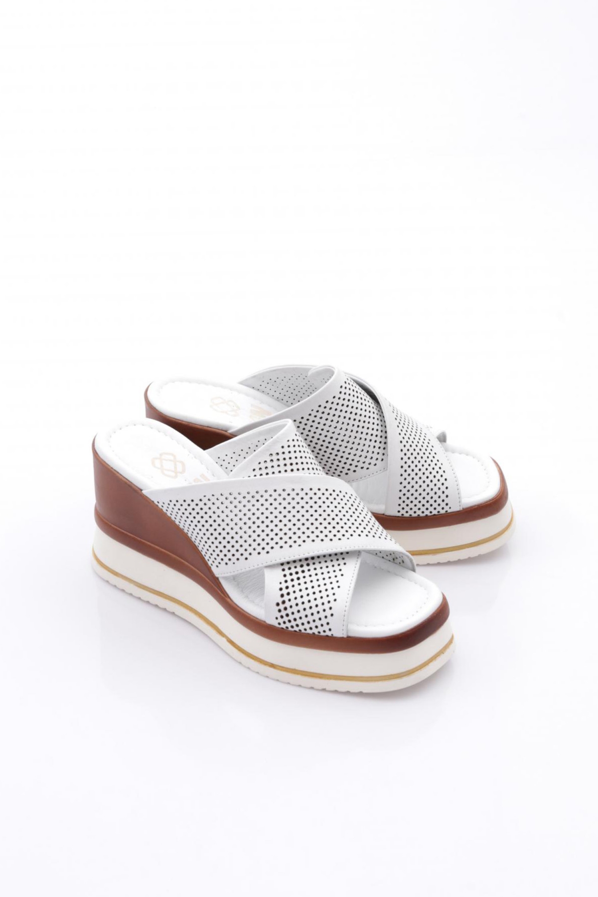 319-24170 Kadin Mega Kalin Taban Terlik - Görsel 3