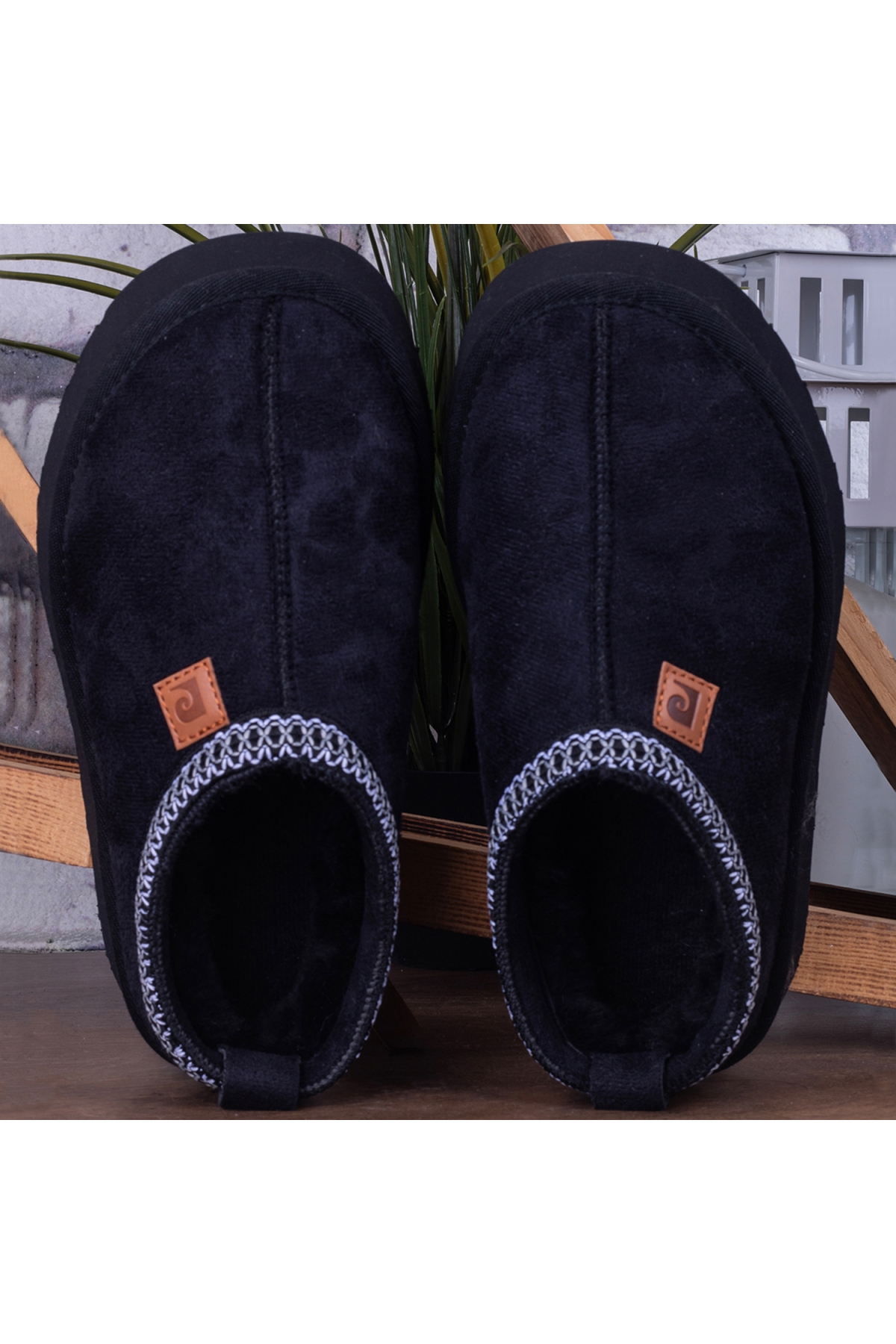 54395 Kadın Mini Bot Bilek Boy Siyah - Görsel 5