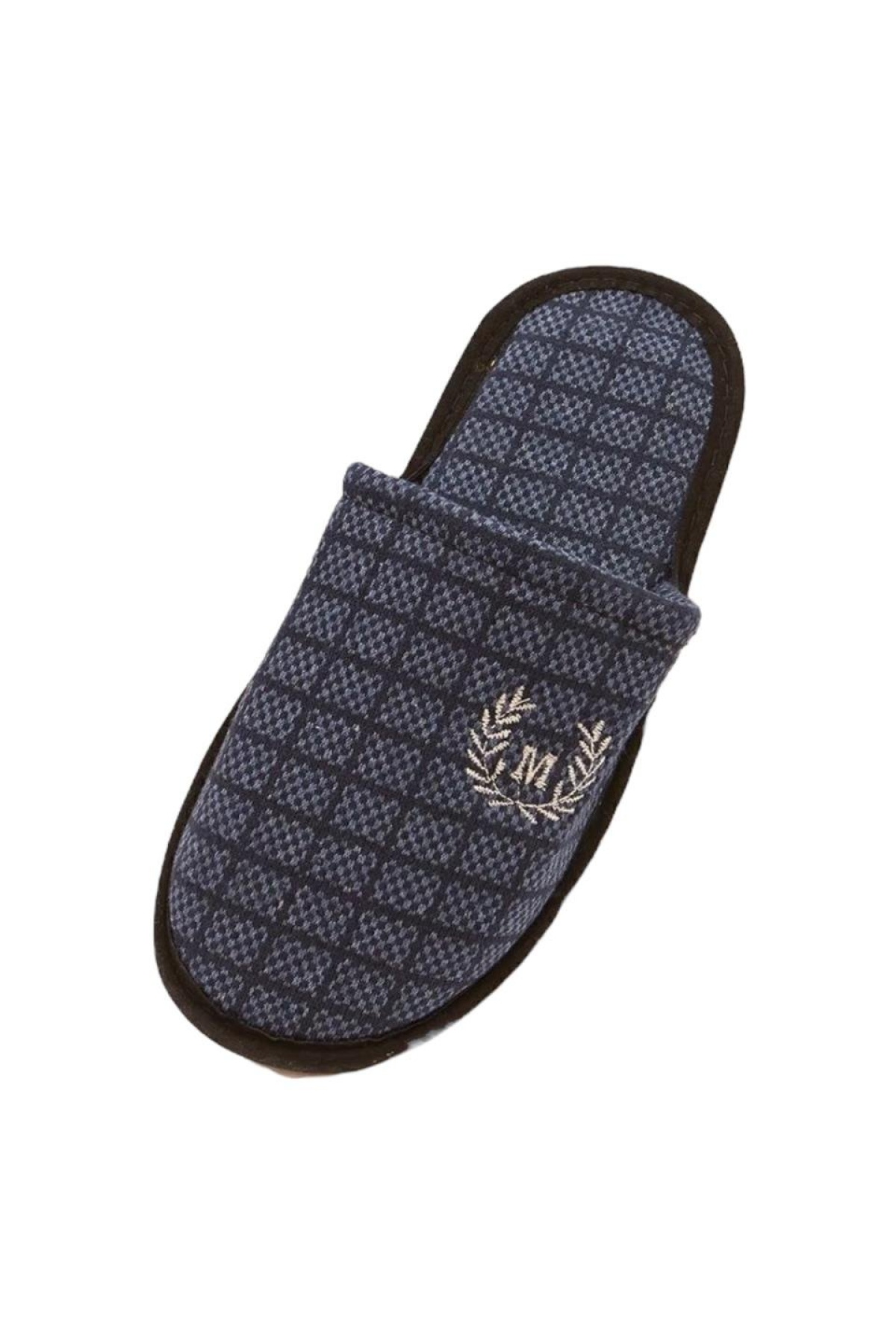 Kışlık Erkek Ev Terliği LACİVERT - Görsel 6