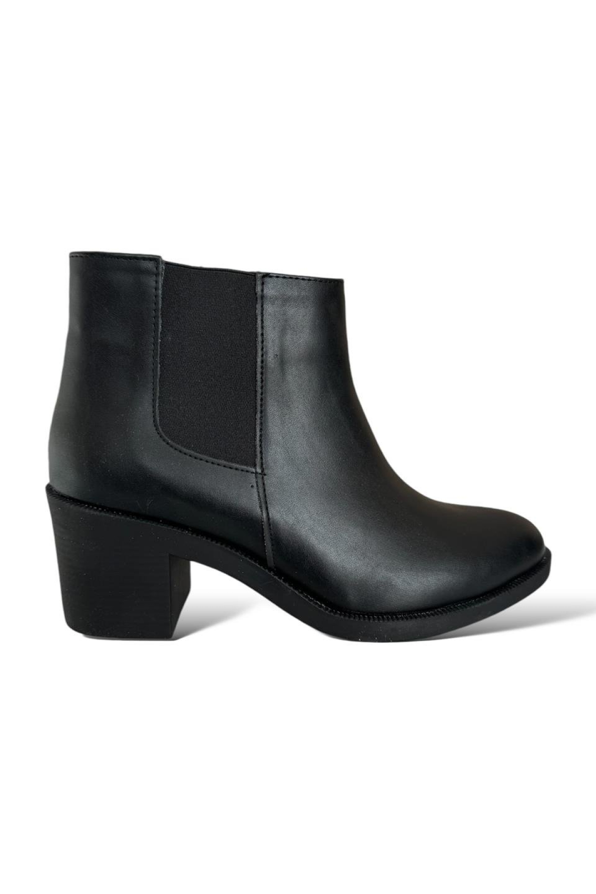 Kadın Kısa Topuklu Fermuarlı Kadın Bot (7 Cm) SİYAH - Görsel 2