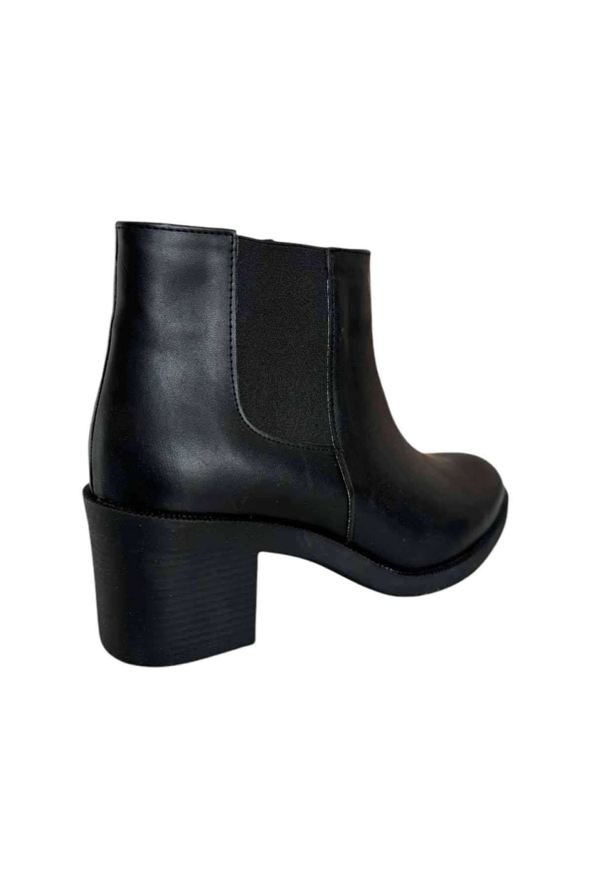 Kadın Kısa Topuklu Fermuarlı Kadın Bot (7 Cm) SİYAH - Görsel 5