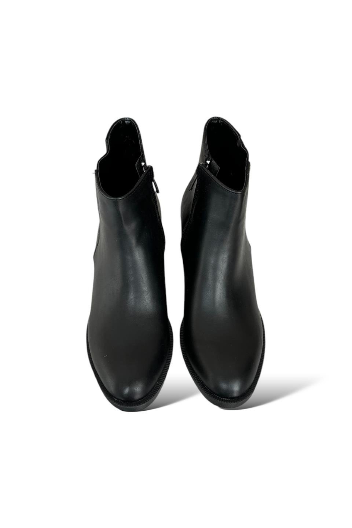 Kadın Kısa Topuklu Fermuarlı Kadın Bot (7 Cm) SİYAH - Görsel 6
