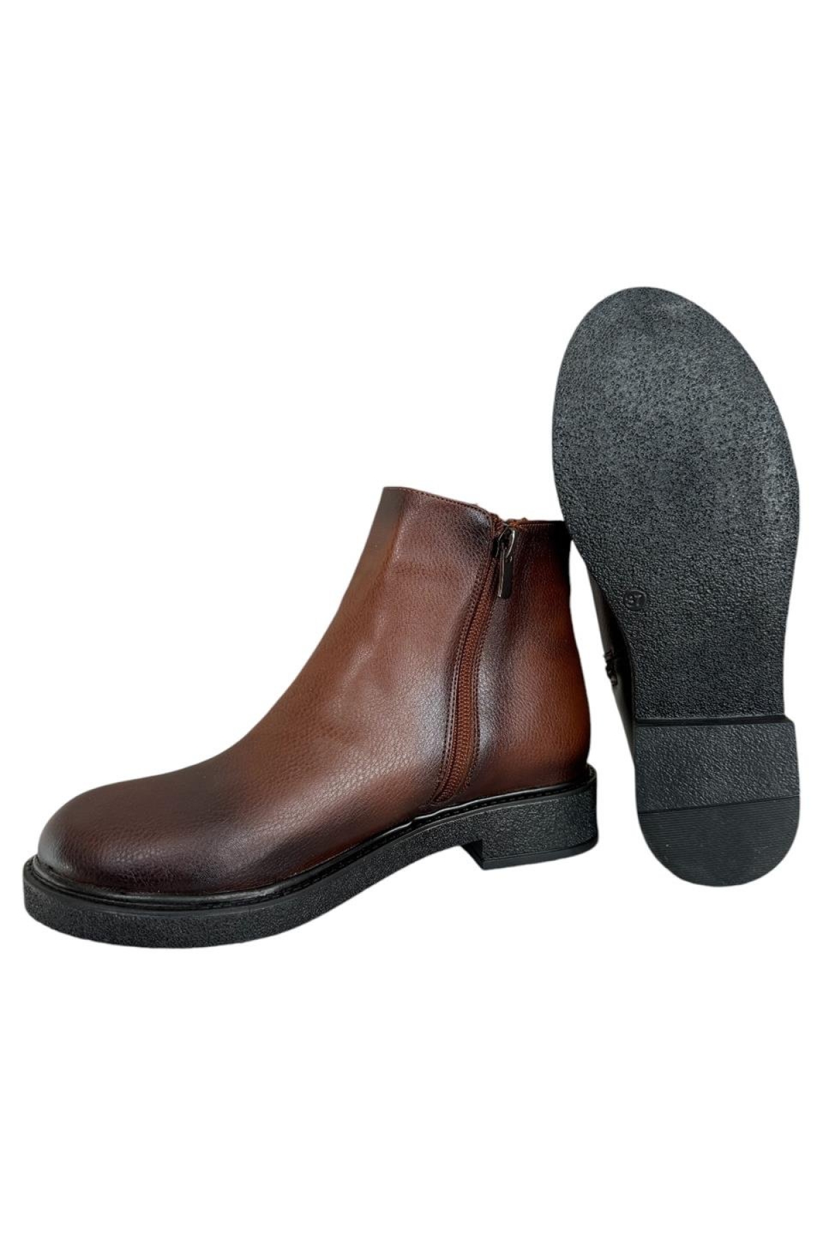 Kadın Fermuarlı Günlük Rahat Bot TABA - Görsel 4