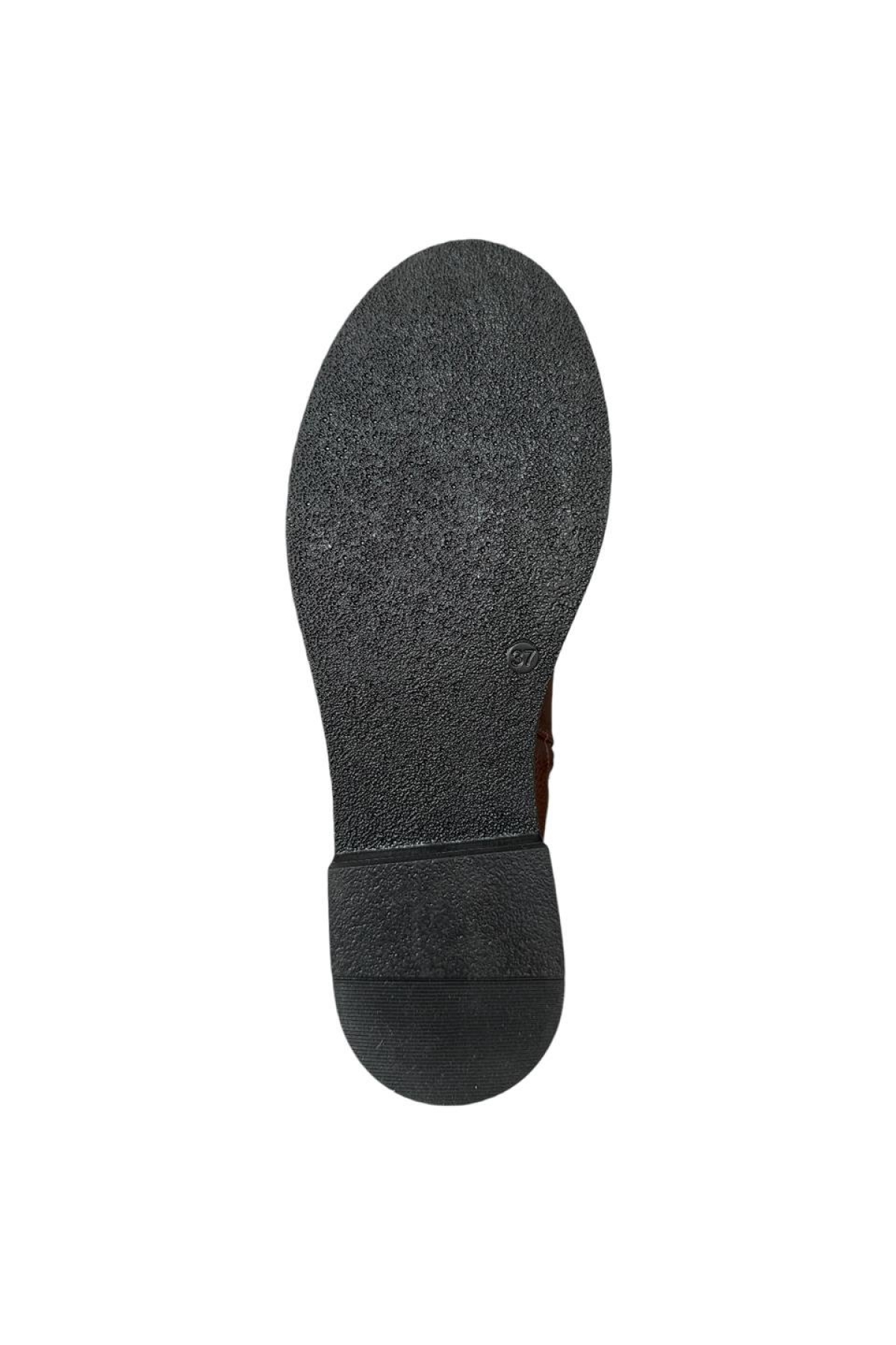 Kemerli Fermuarlı Kadın Bot TABA - Görsel 6