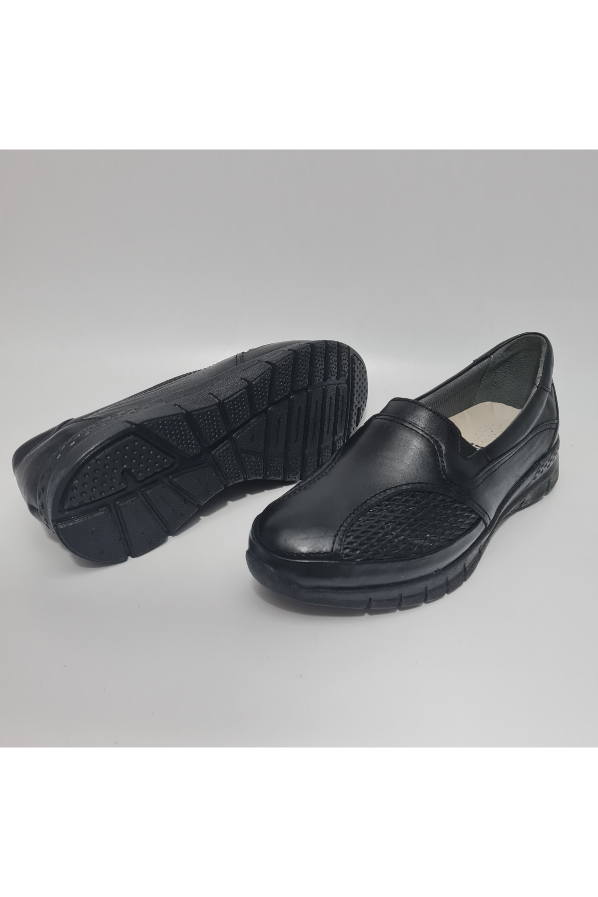 Lastikli Kemik Çıkıntısı Destekli Hakiki-Gerçek Deri Ortopedik Anatomik Ayakkabı - Görsel 4