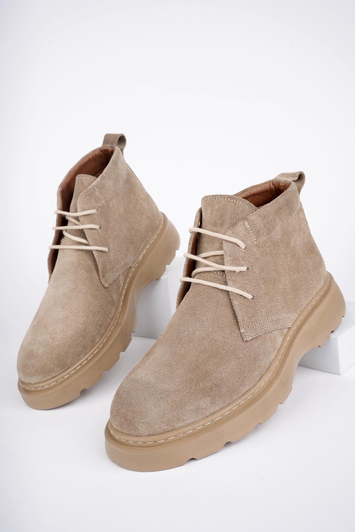 HENRY Garantili Bağcıklı Hakiki Deri Rahat Taban Erkek Chelsea Bot - Görsel 4