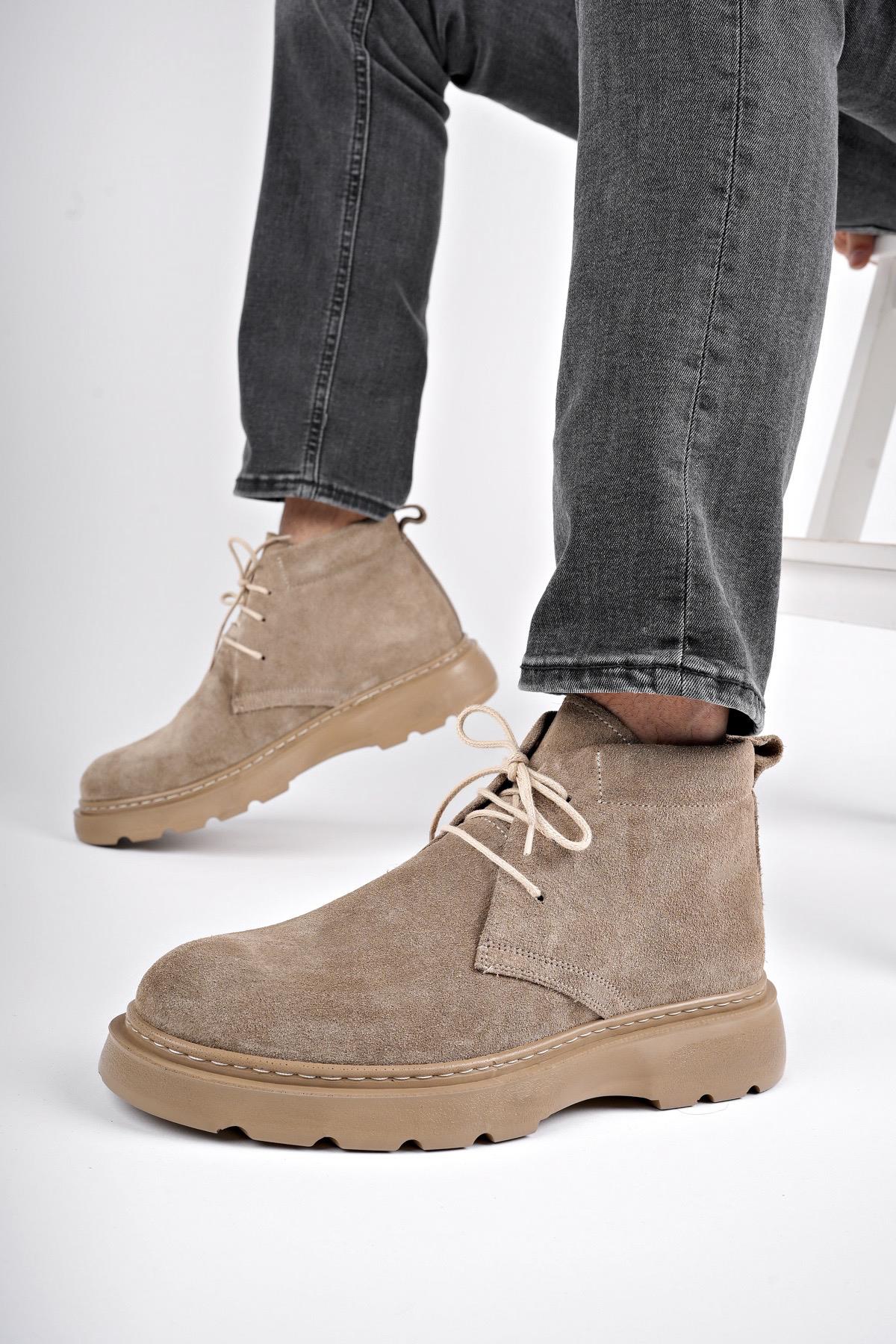 HENRY Garantili Bağcıklı Hakiki Deri Rahat Taban Erkek Chelsea Bot - Görsel 6