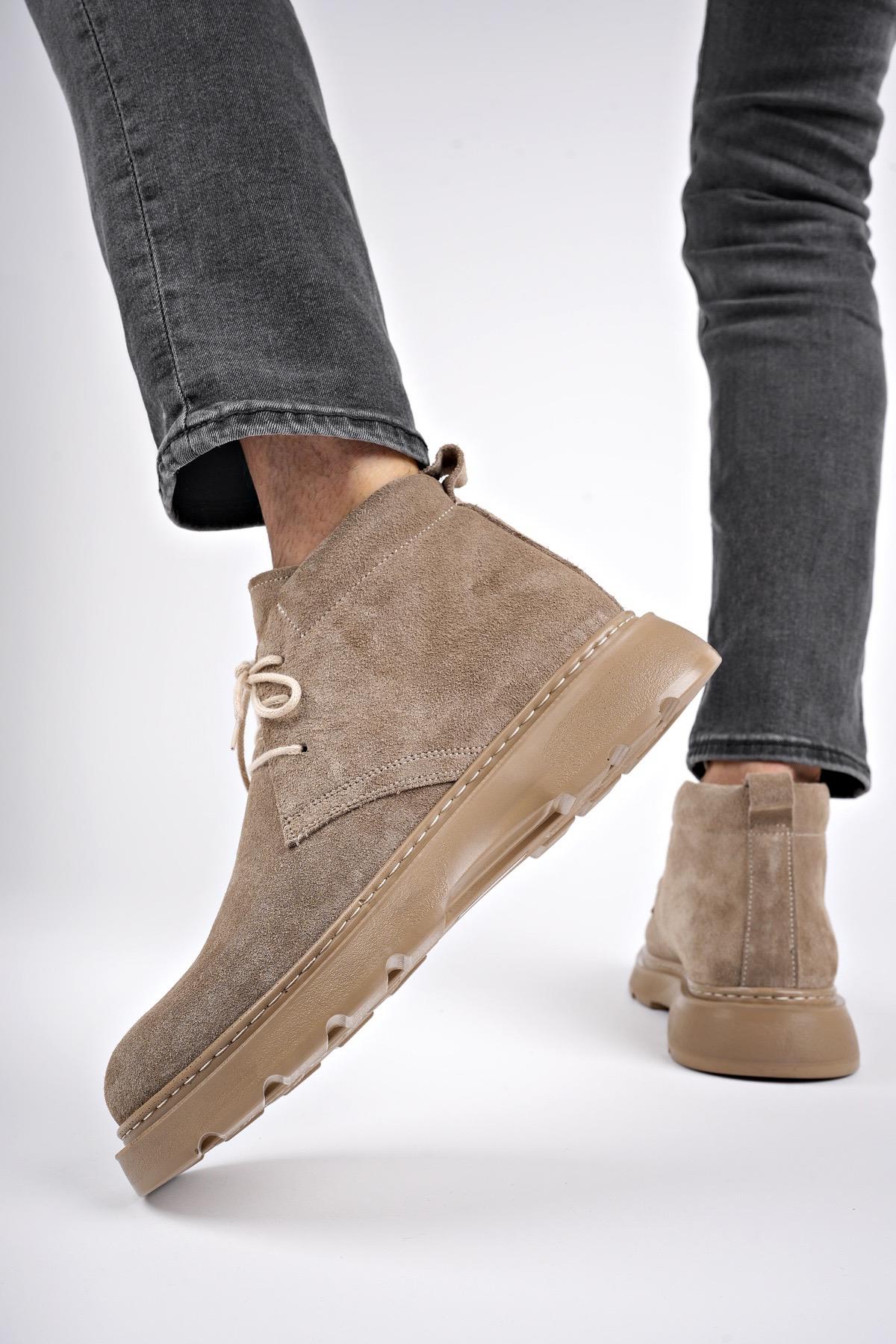 HENRY Garantili Bağcıklı Hakiki Deri Rahat Taban Erkek Chelsea Bot - Görsel 7