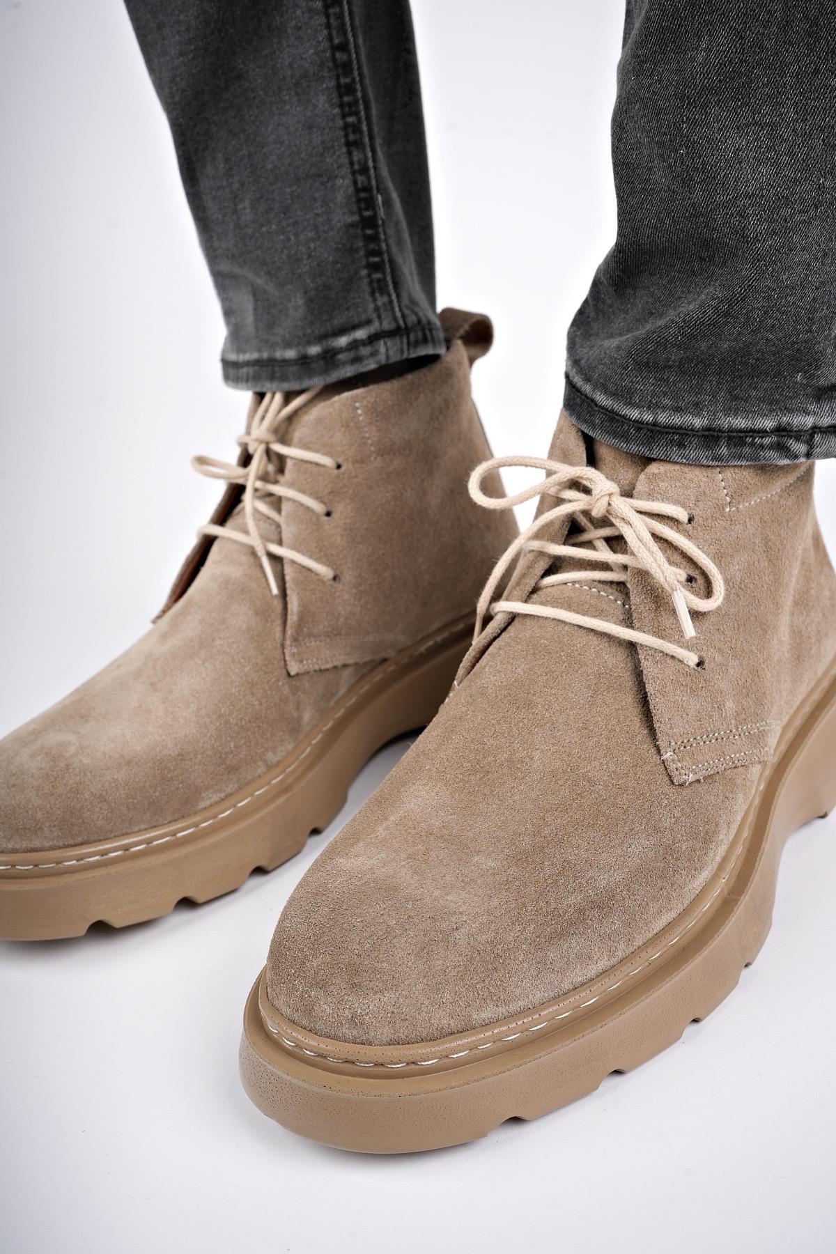 HENRY Garantili Bağcıklı Hakiki Deri Rahat Taban Erkek Chelsea Bot - Görsel 8