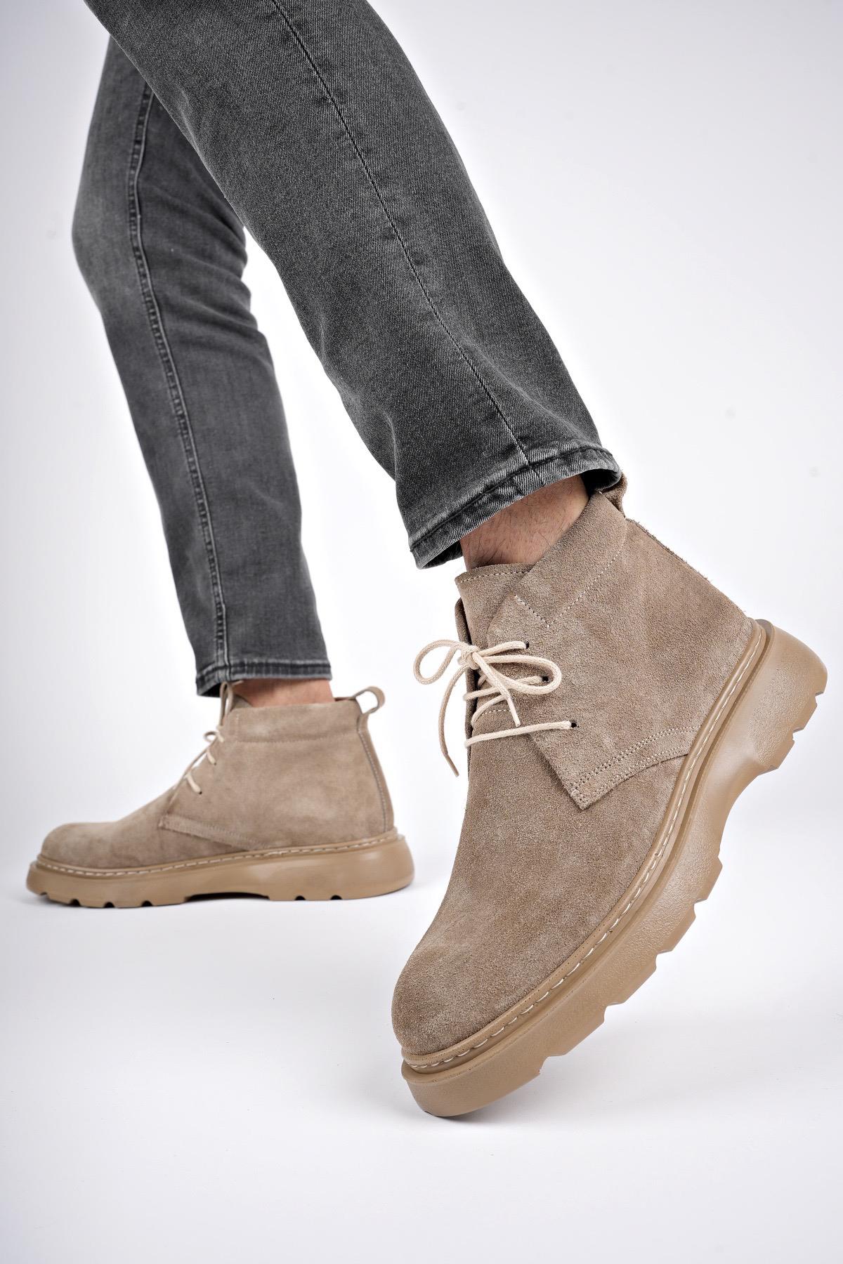 HENRY Garantili Bağcıklı Hakiki Deri Rahat Taban Erkek Chelsea Bot - Görsel 9