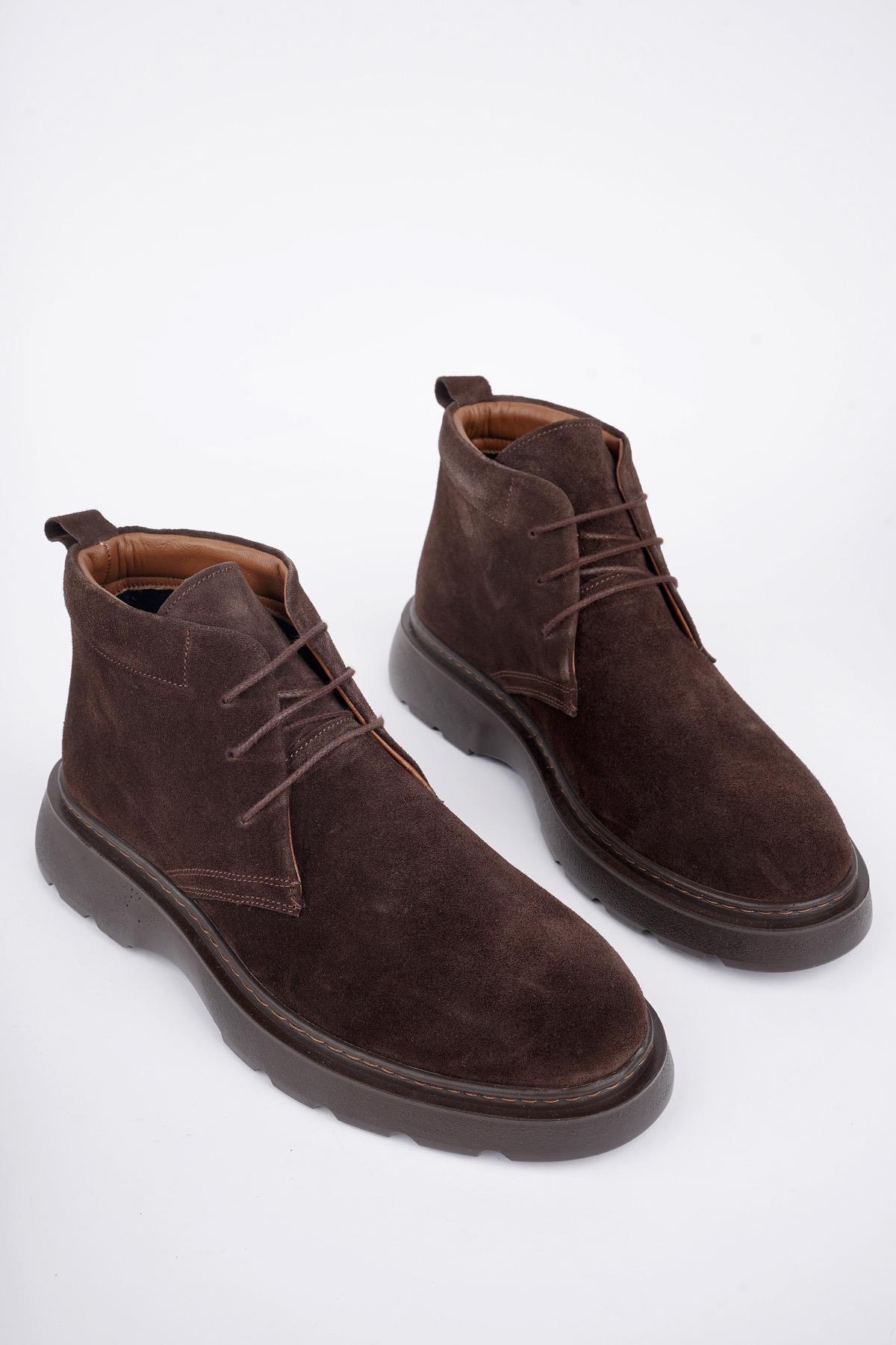 HENRY Garantili Bağcıklı Hakiki Deri Rahat Taban Erkek Chelsea Bot - Görsel 4