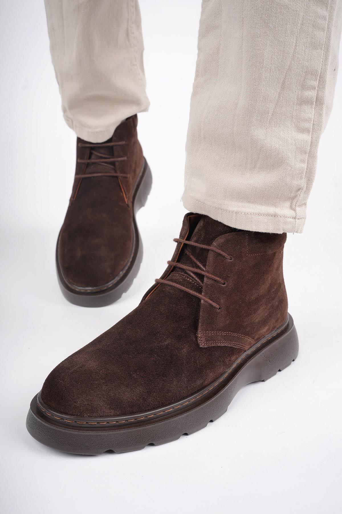 HENRY Garantili Bağcıklı Hakiki Deri Rahat Taban Erkek Chelsea Bot - Görsel 6