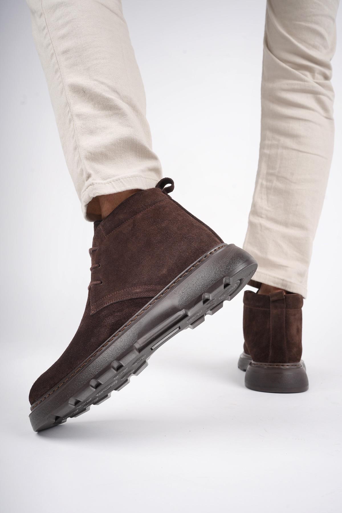 HENRY Garantili Bağcıklı Hakiki Deri Rahat Taban Erkek Chelsea Bot - Görsel 8