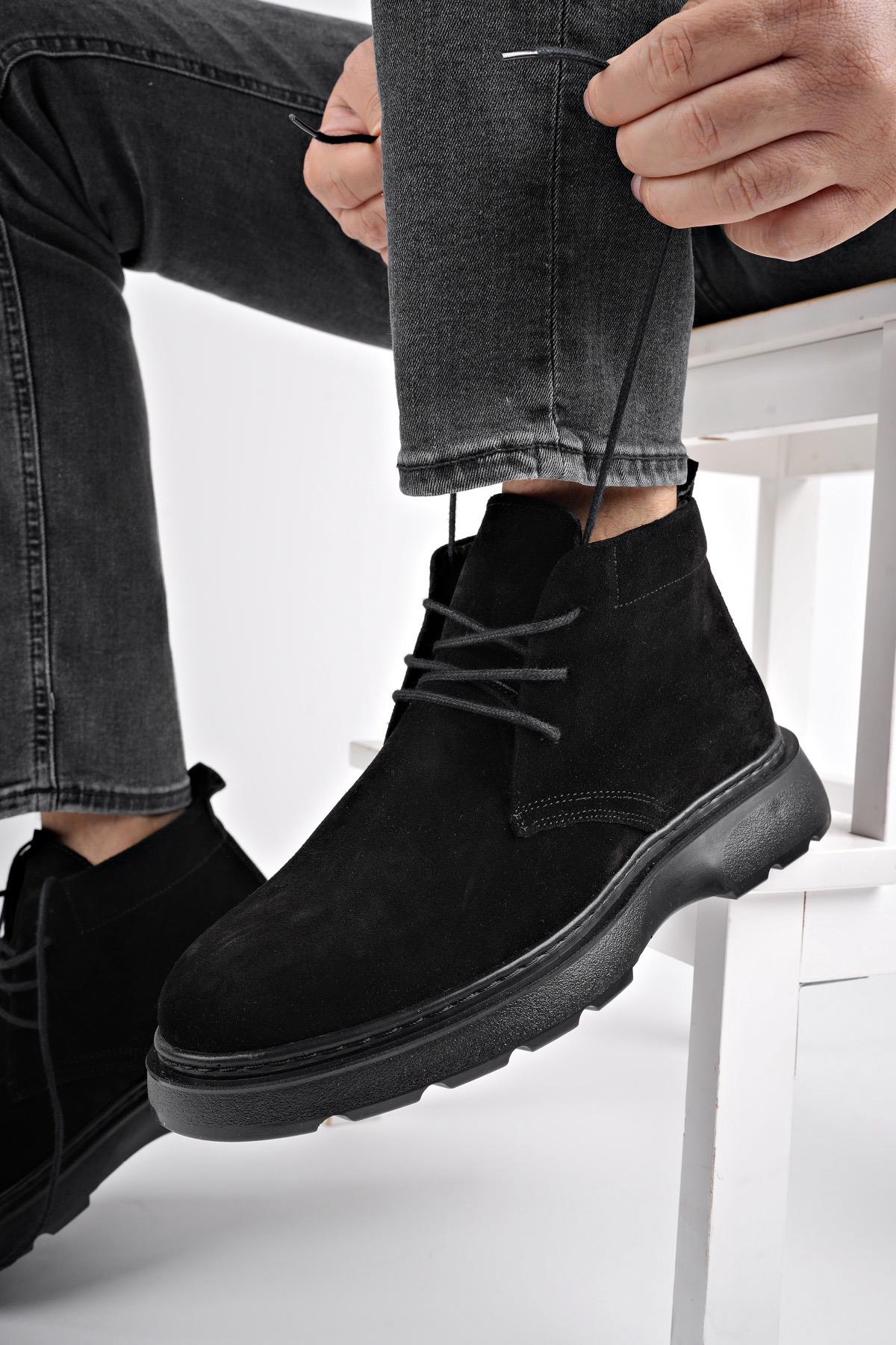 HENRY Garantili Bağcıklı Hakiki Deri Rahat Taban Erkek Chelsea Bot - Görsel 8