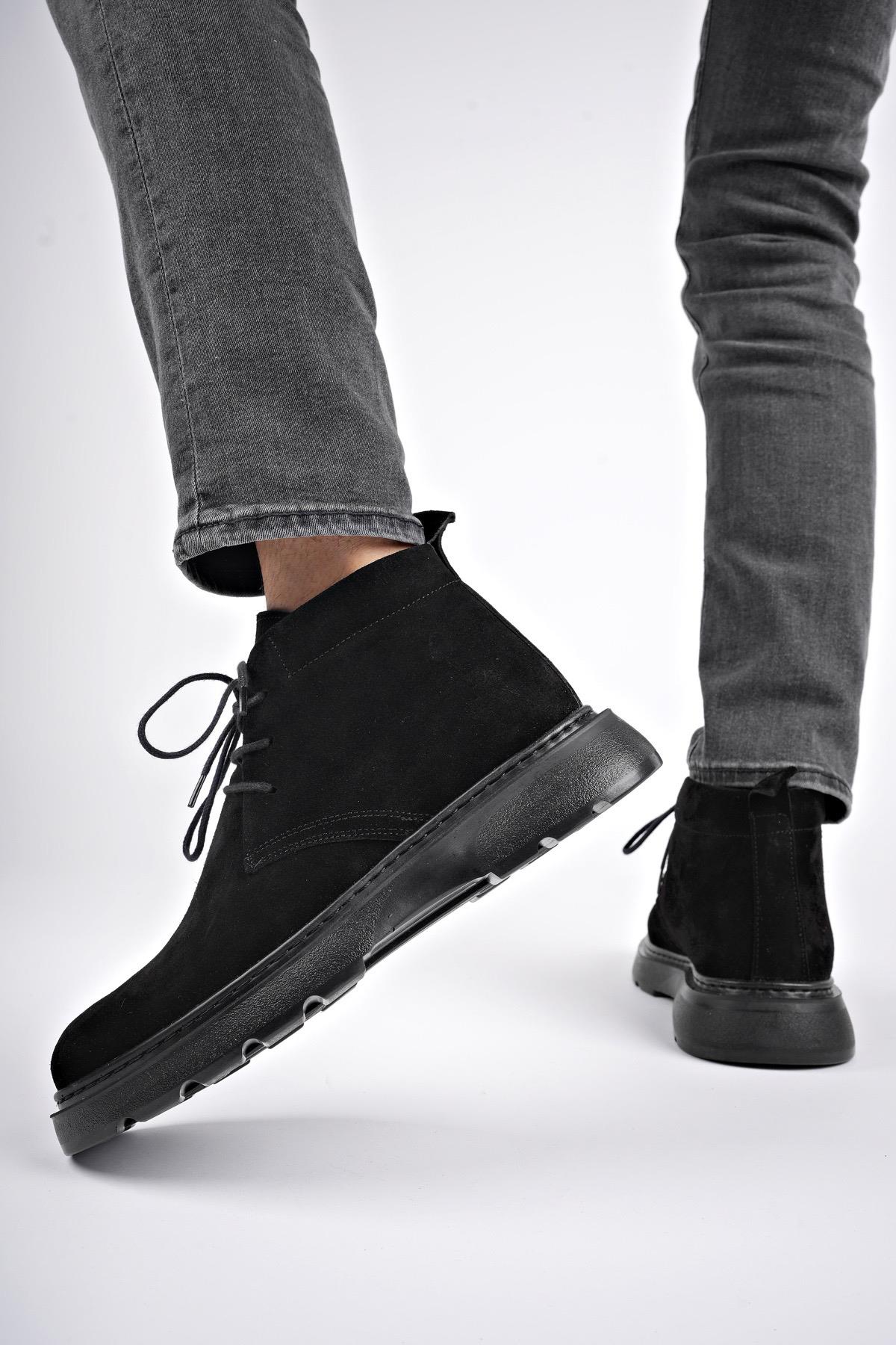 HENRY Garantili Bağcıklı Hakiki Deri Rahat Taban Erkek Chelsea Bot - Görsel 9