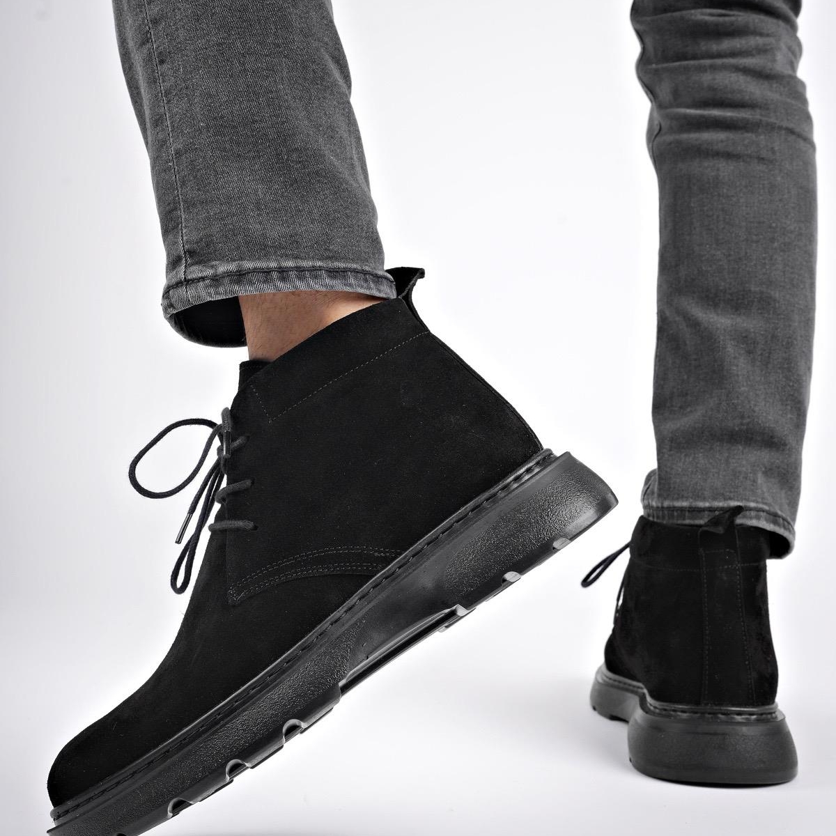 HENRY Garantili Bağcıklı Hakiki Deri Rahat Taban Erkek Chelsea Bot - Görsel 9