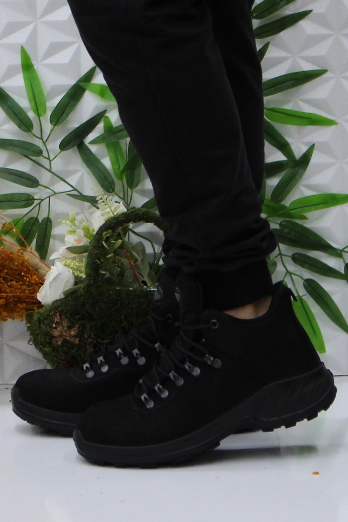 M4100 Siyah Anatomik Orijinal Ürün Hakiki Deri Su Geçirmez Erkek Bot - Görsel 4