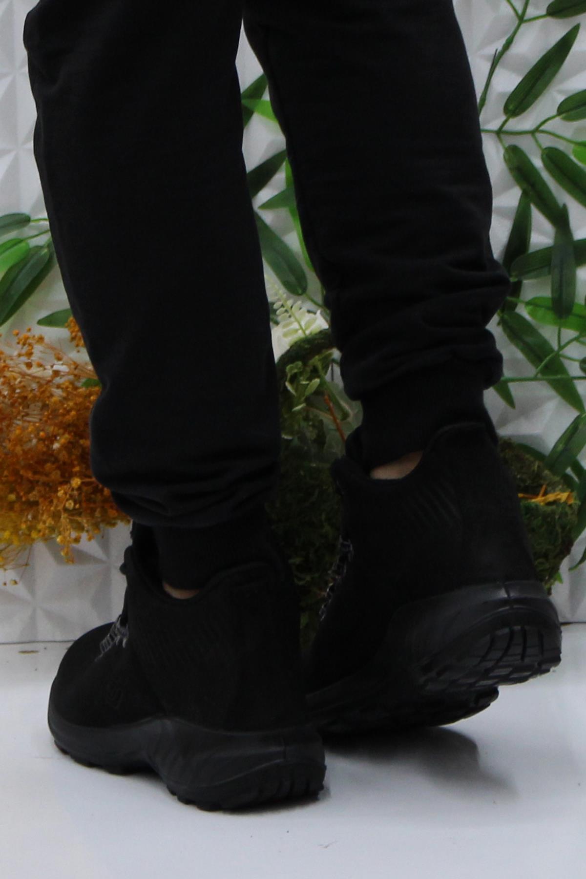 M4100 Siyah Anatomik Orijinal Ürün Hakiki Deri Su Geçirmez Erkek Bot - Görsel 5