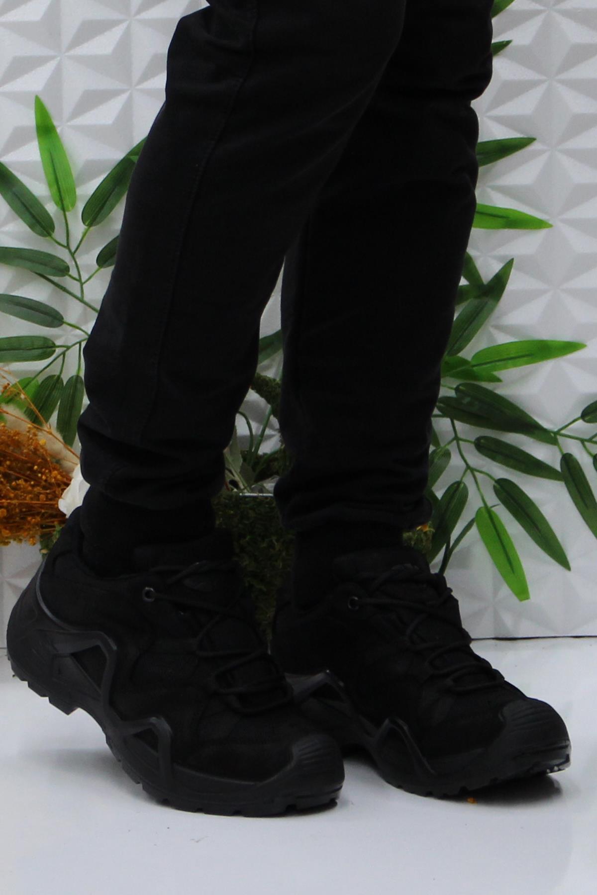 P1493 Siyah Outdoor Ayakkabı Orijinal Ürün Hakiki Deri Su Geçirmez Erkek Ayakkabı - Görsel 3