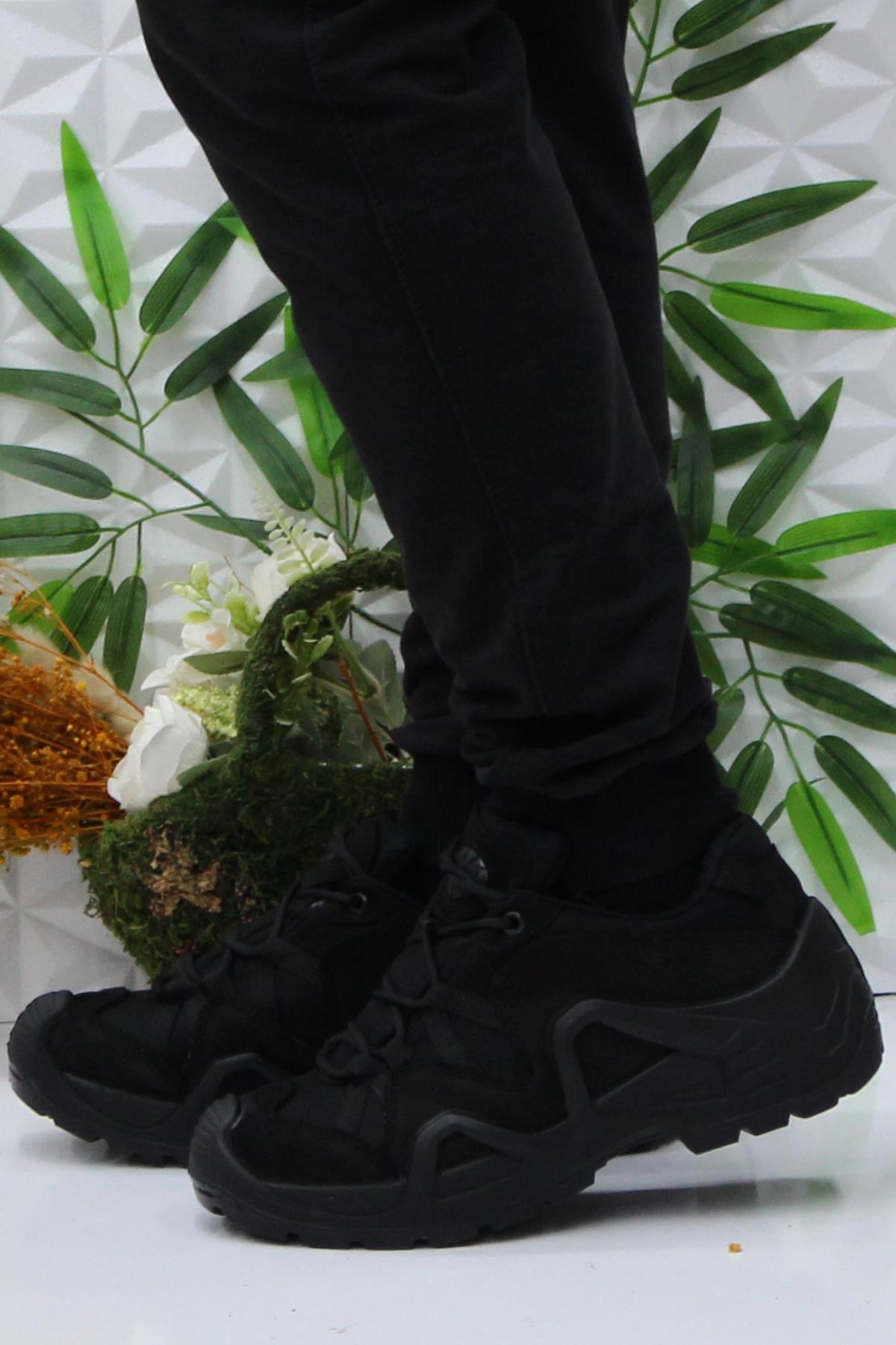 P1493 Siyah Outdoor Ayakkabı Orijinal Ürün Hakiki Deri Su Geçirmez Erkek Ayakkabı - Görsel 4