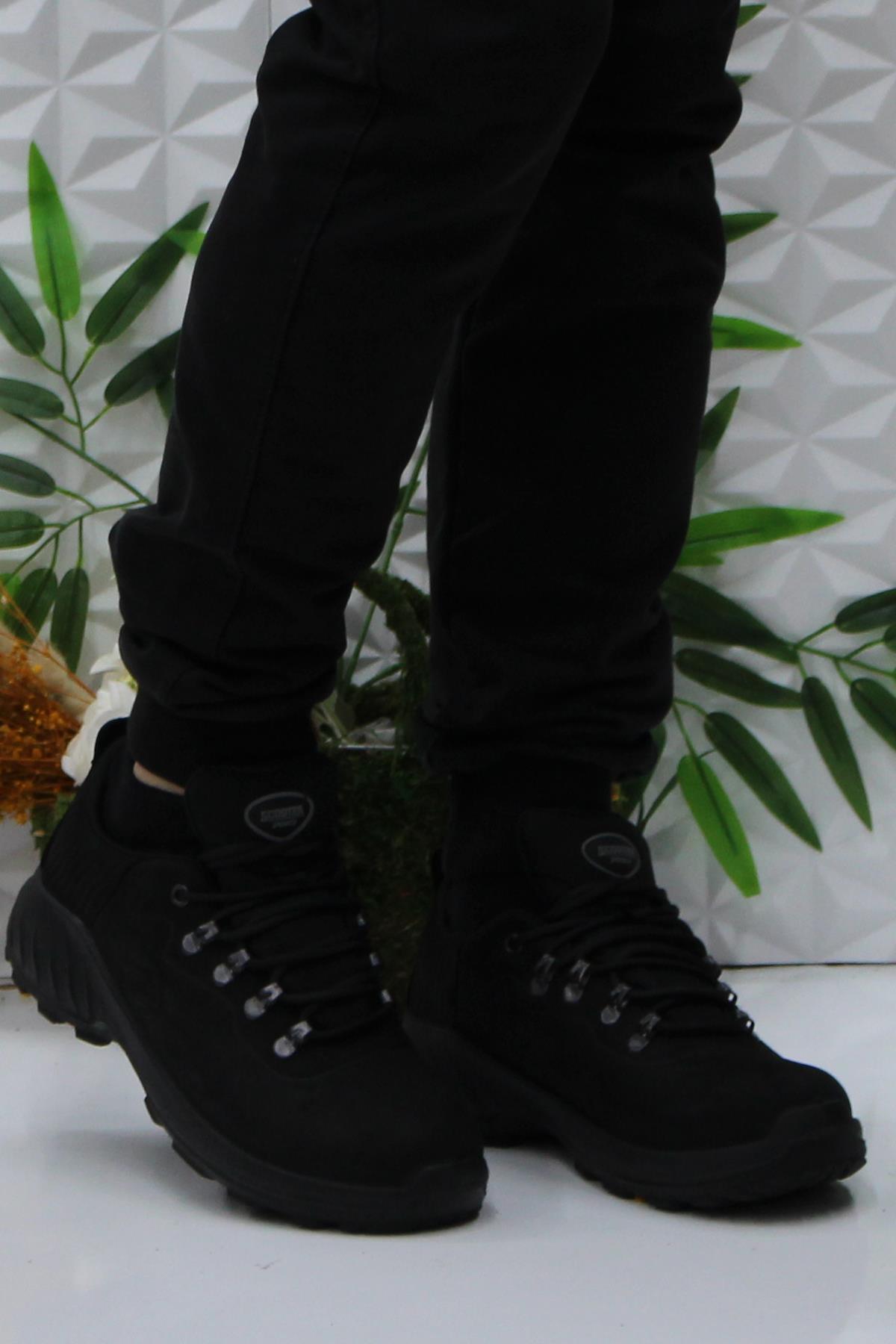 M4101 Siyah Outdoor Ayakkabı Orijinal Ürün Hakiki Deri Su Geçirmez Erkek Ayakkabı - Görsel 3